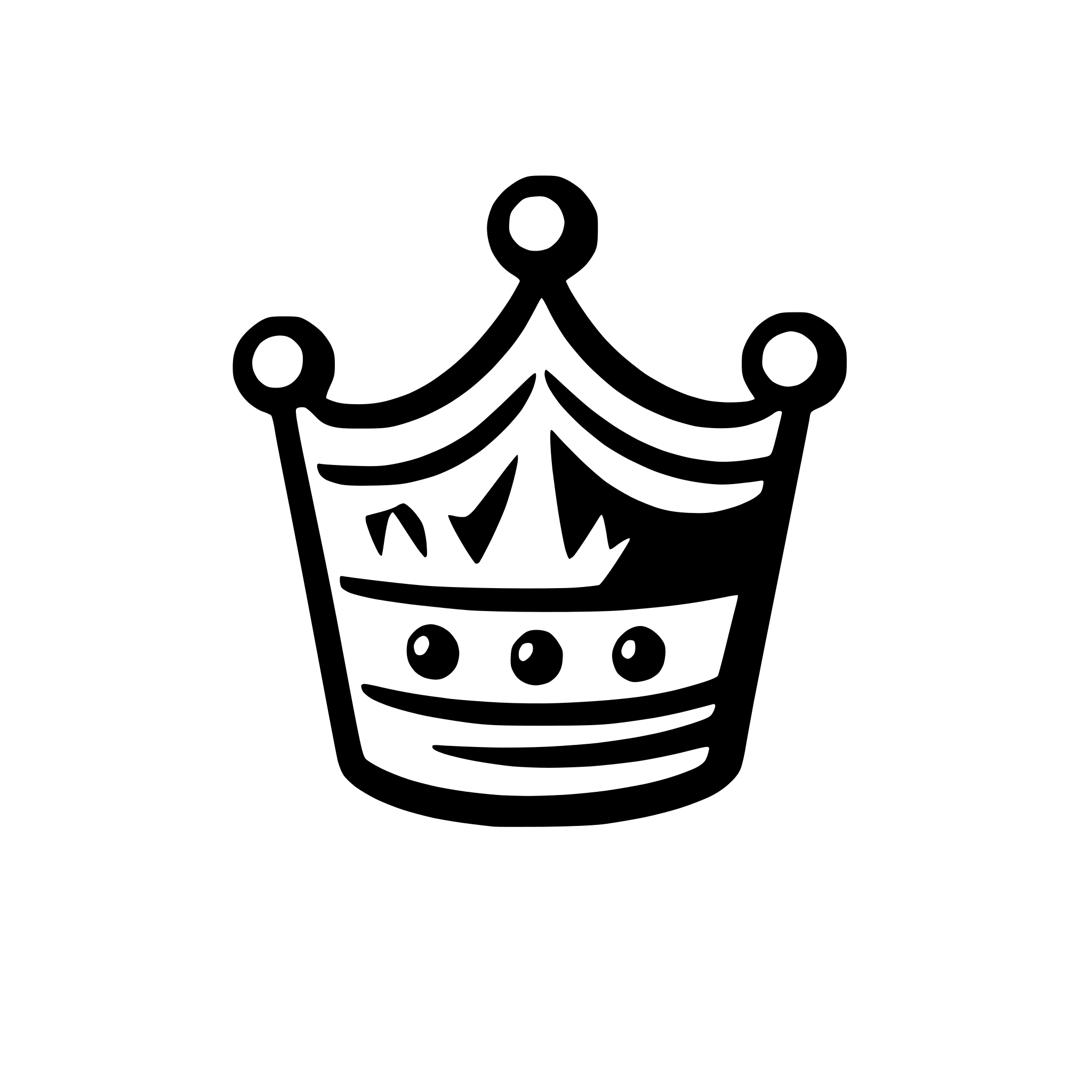AI-generated SVG of a crown with jewels