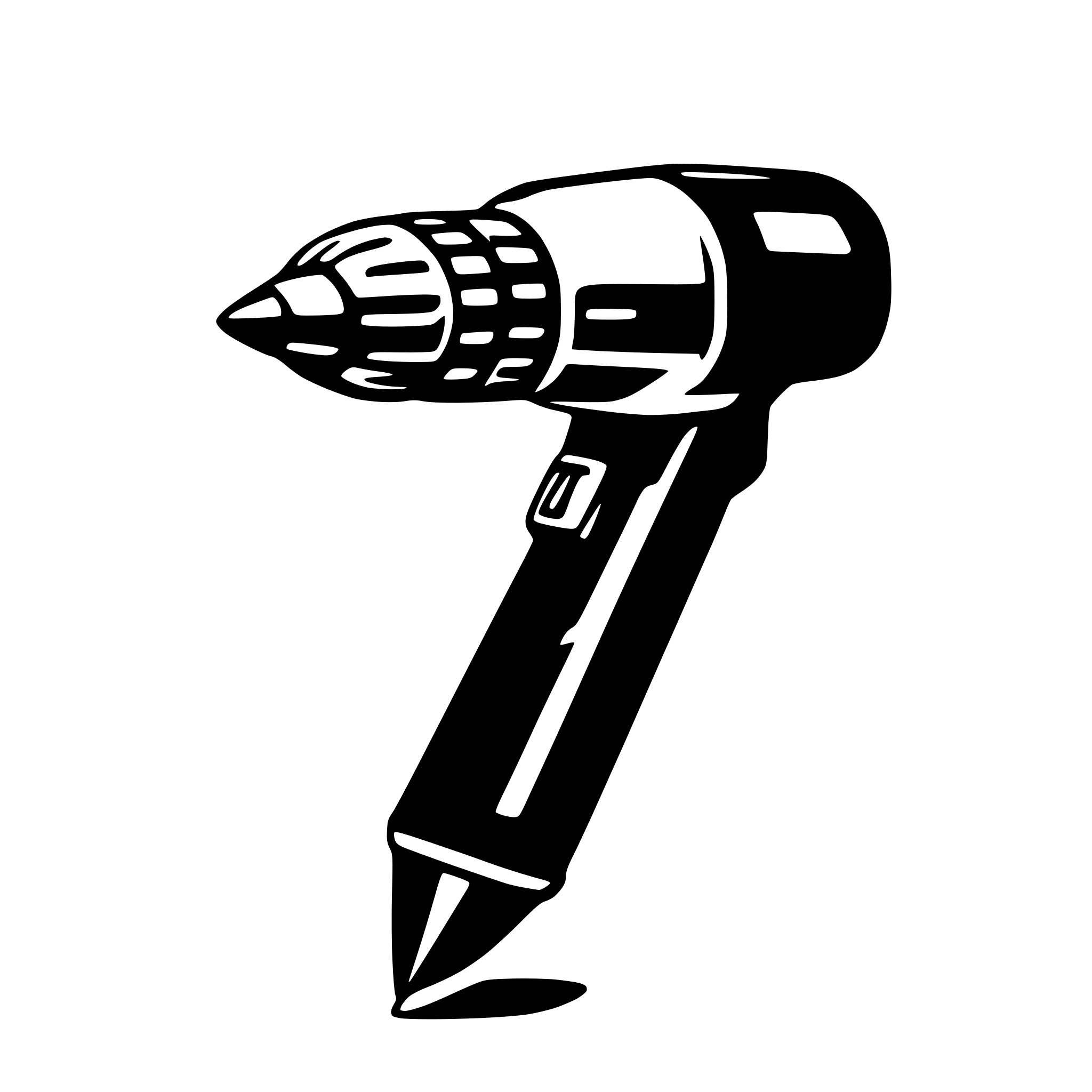 AI-generated SVG of 'electric drill'