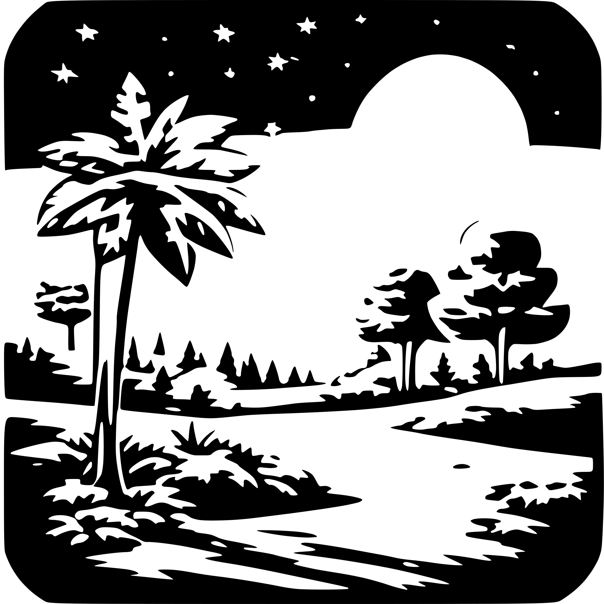 AI-generated SVG of 'Fabulous starfall'