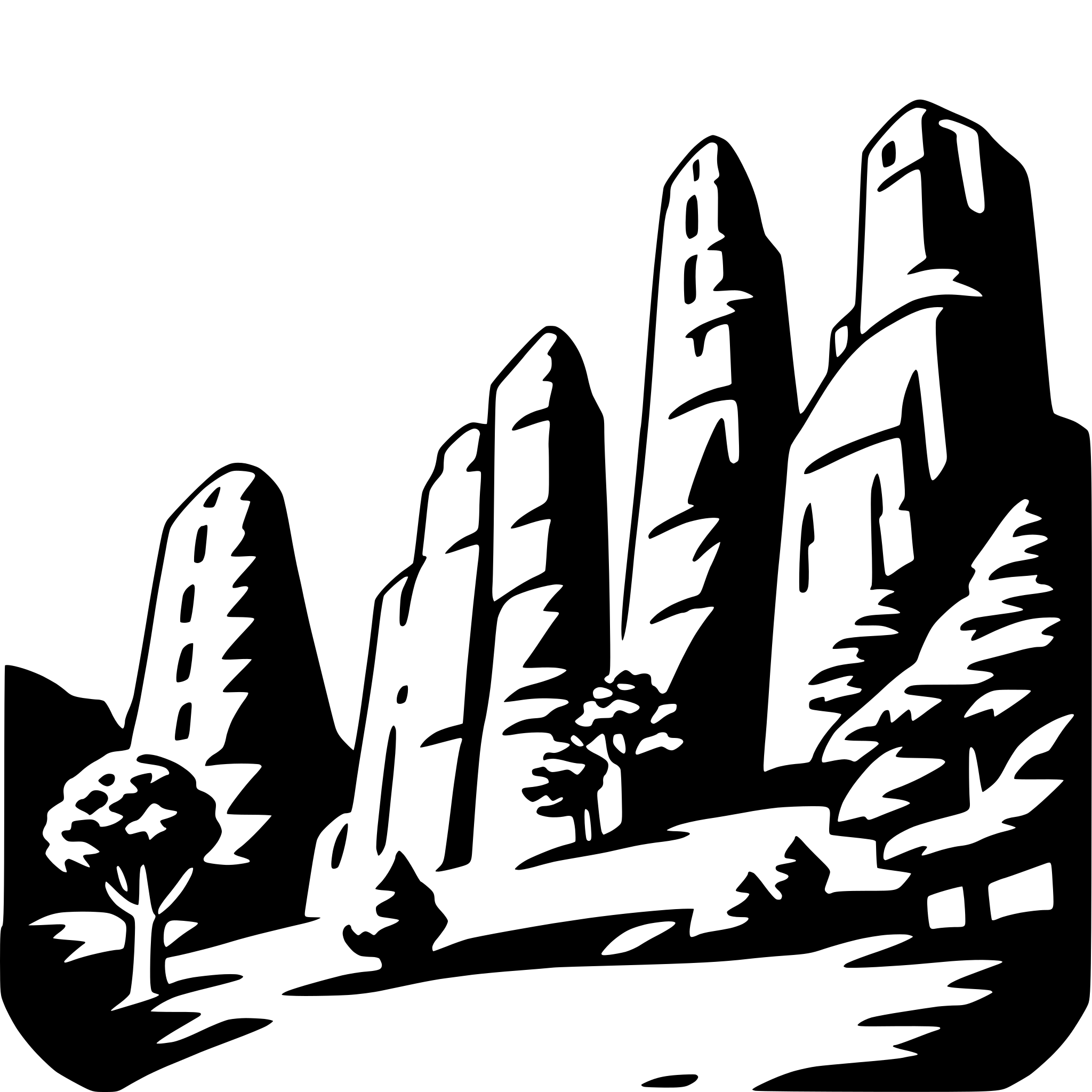 AI-generated SVG of a meteora