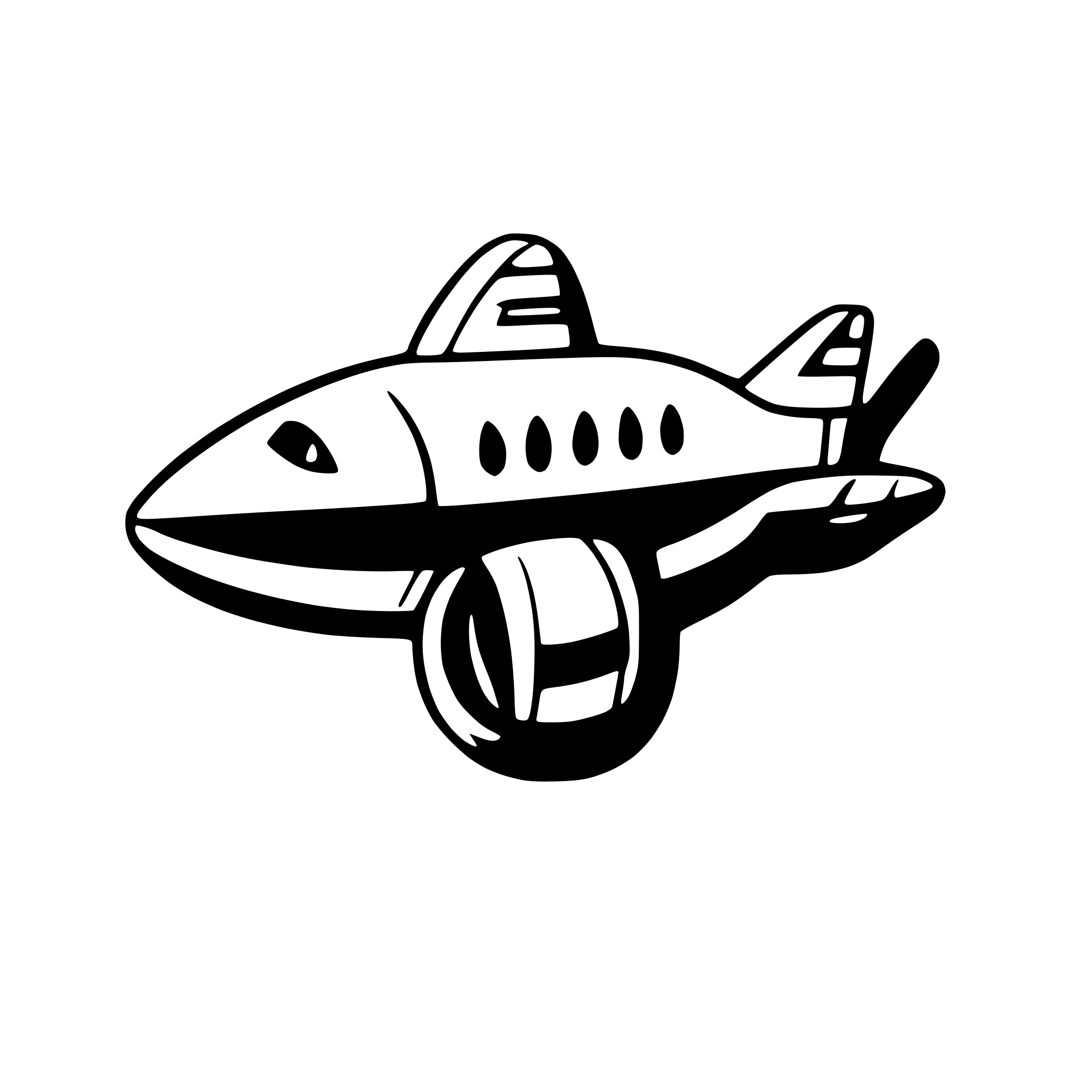 AI-generated SVG of a Jet