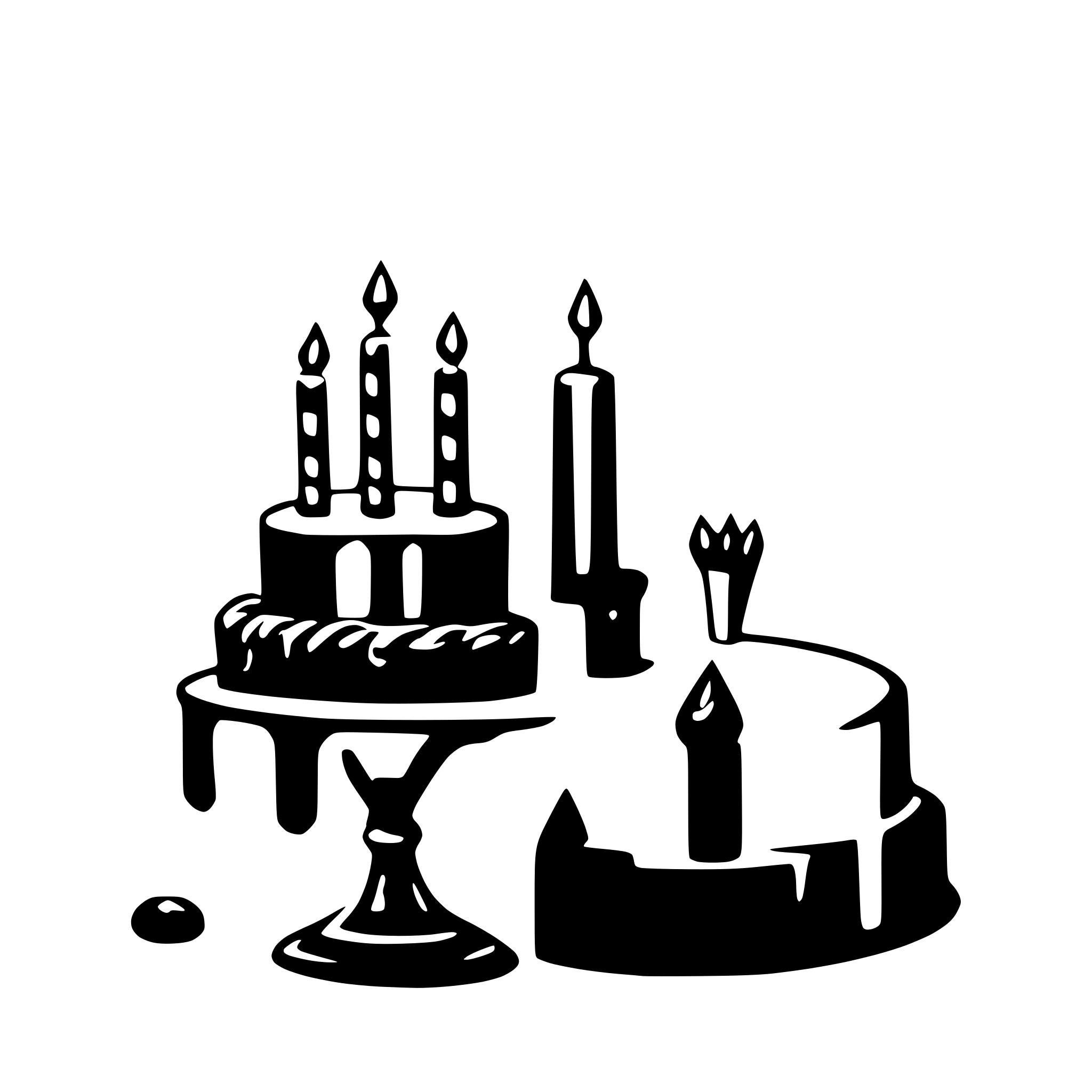 AI-generated SVG of a happy birthday