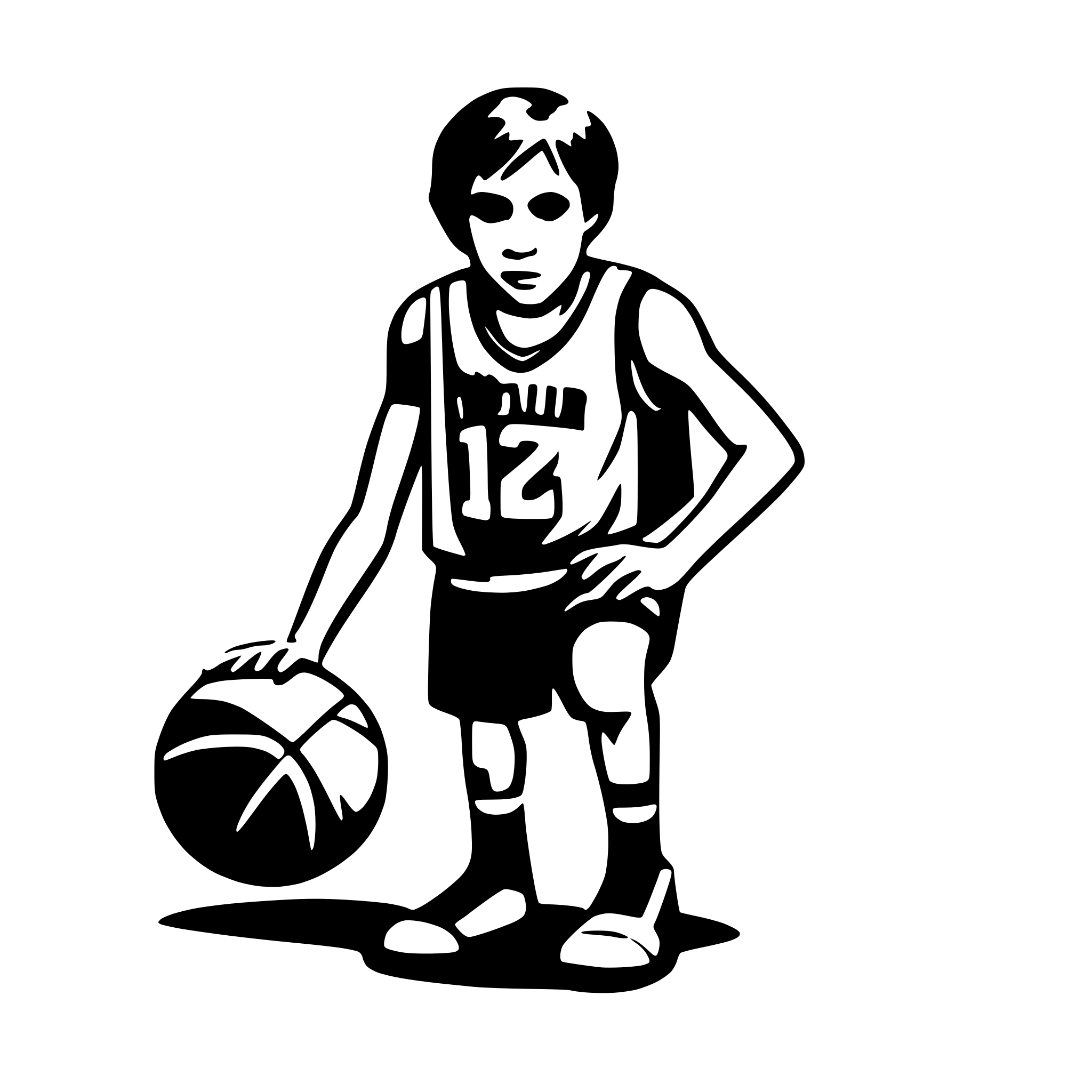 AI-generated SVG of 'nba'