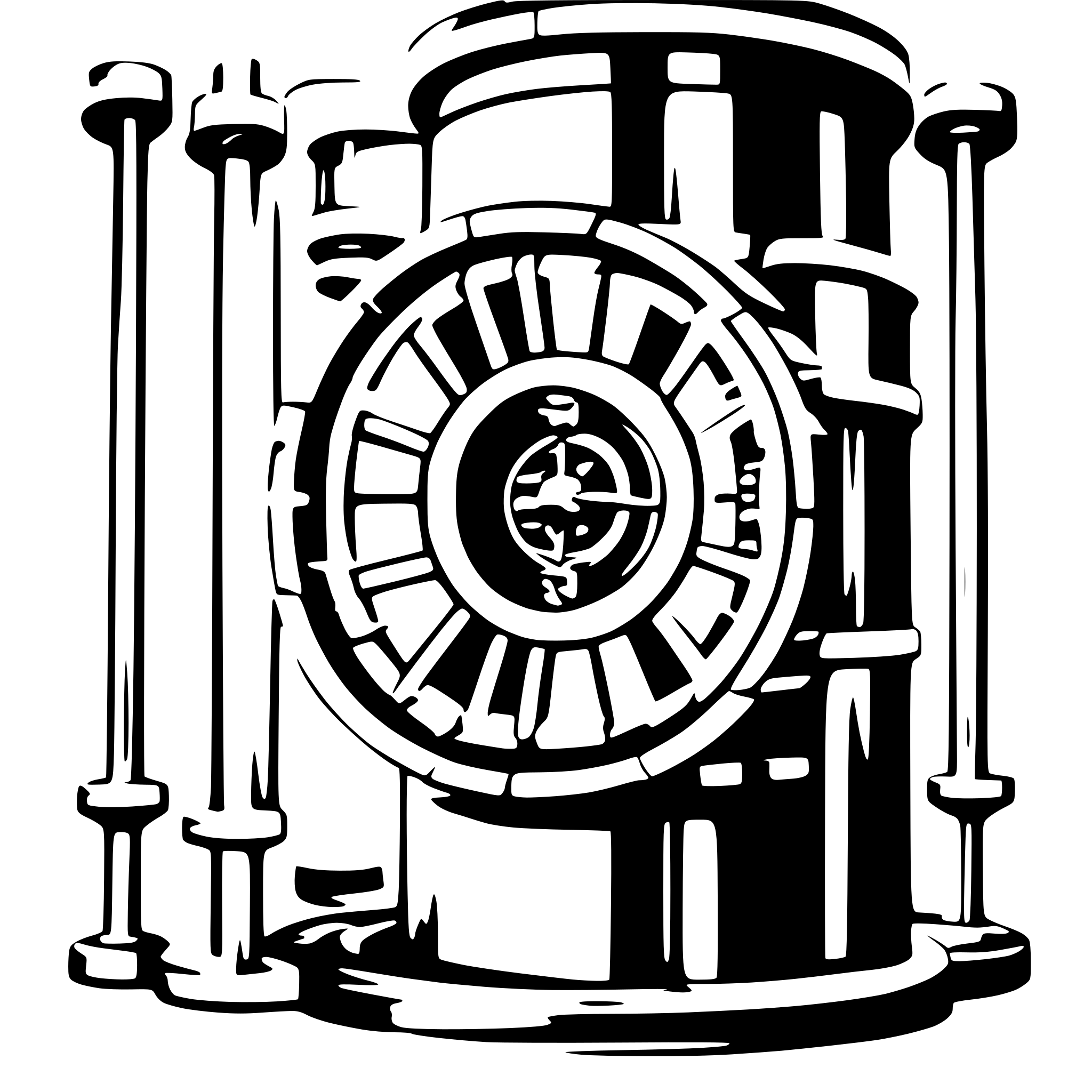 AI-generated SVG of 'an ion magnetic field line in a tokamak'