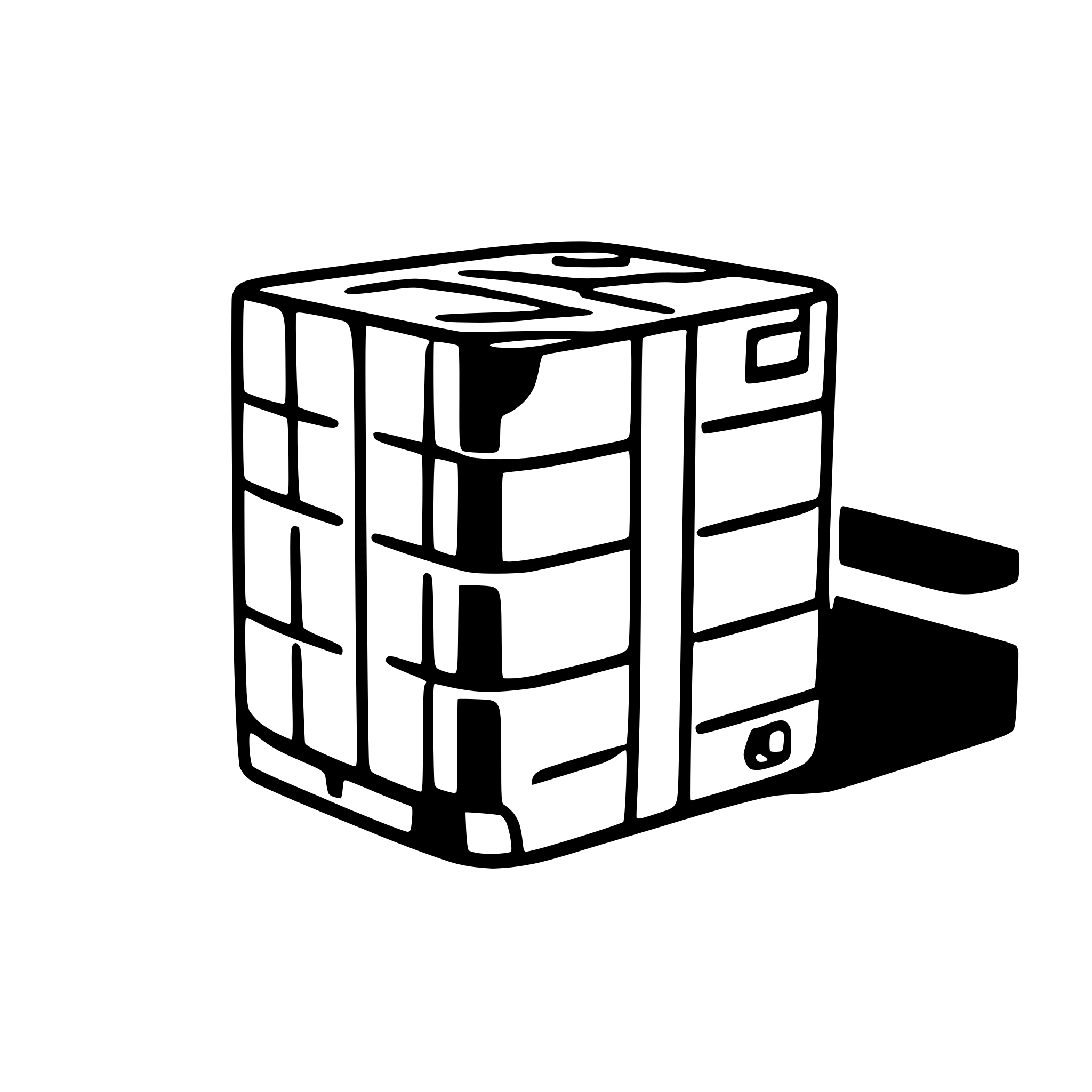 AI-generated SVG of a square IBC container size euro pallet