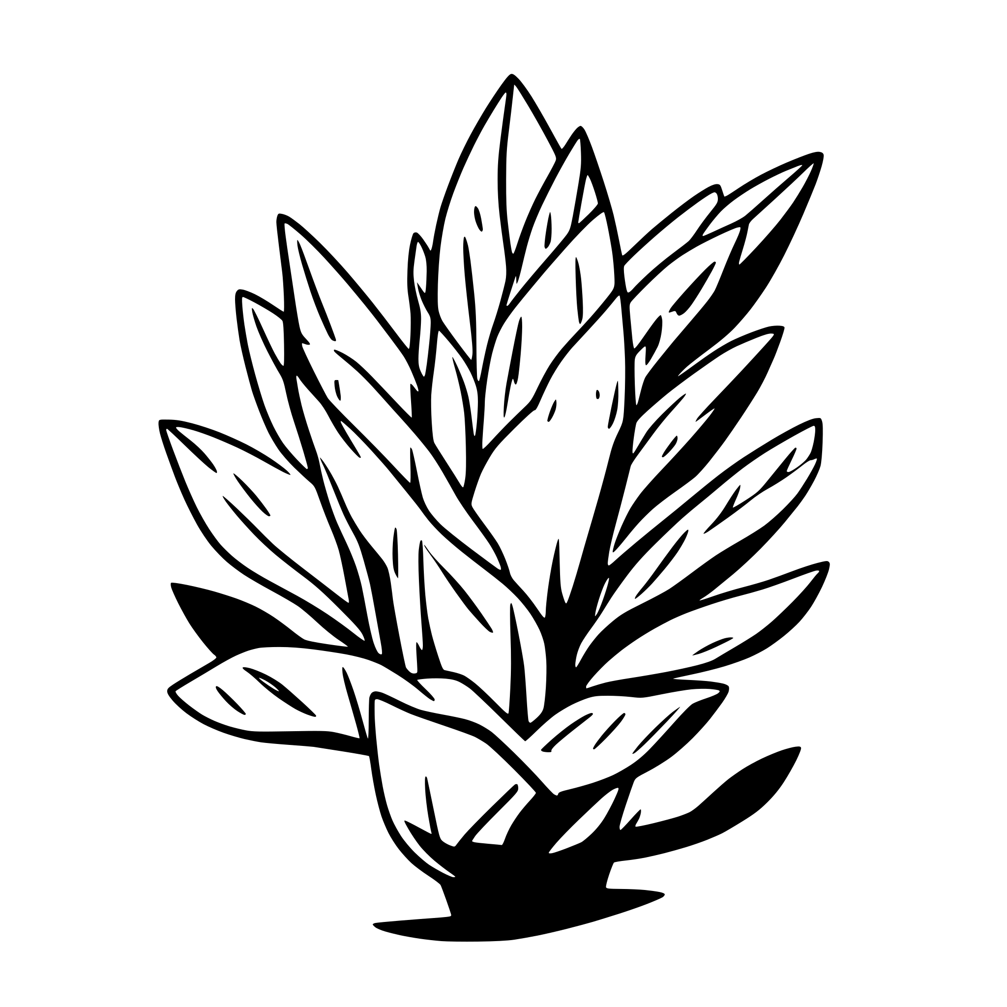 AI-generated SVG of 'aloe vera'
