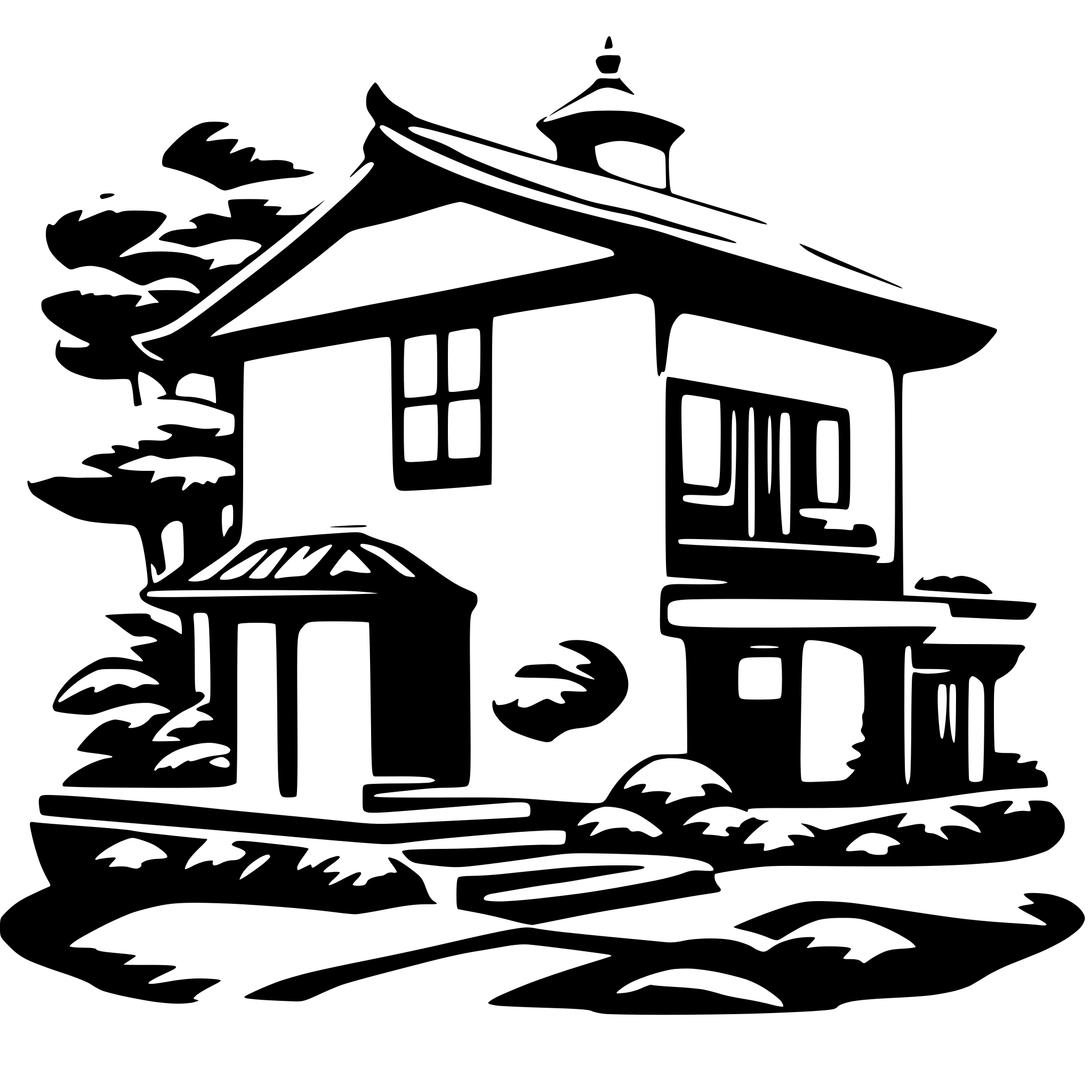 AI-generated SVG of 'one house in style japanese'