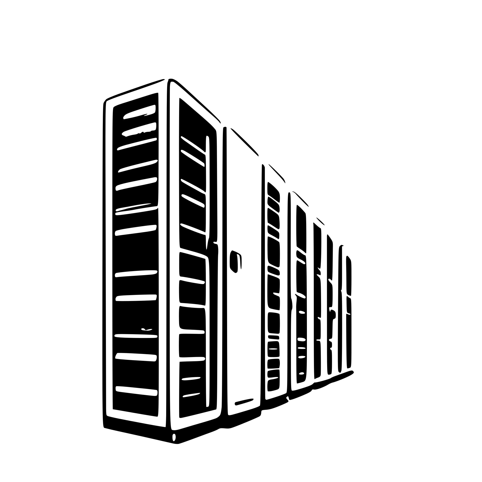 AI-generated SVG of 'Data Center Racks green'