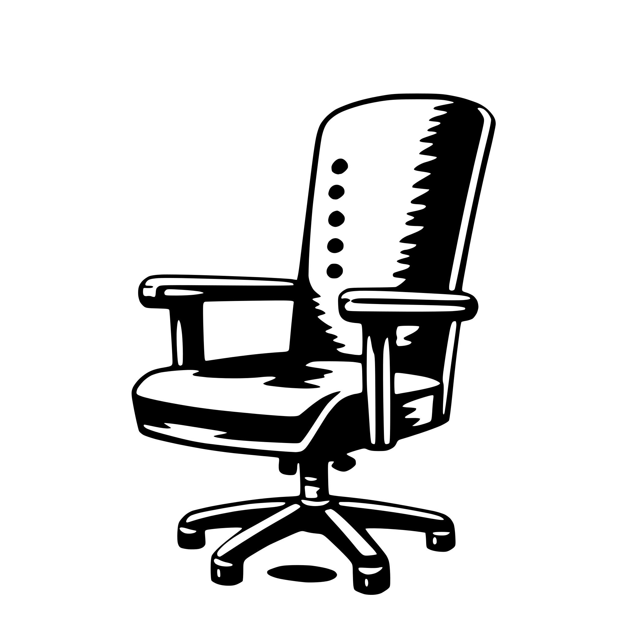 AI-generated SVG of a chair