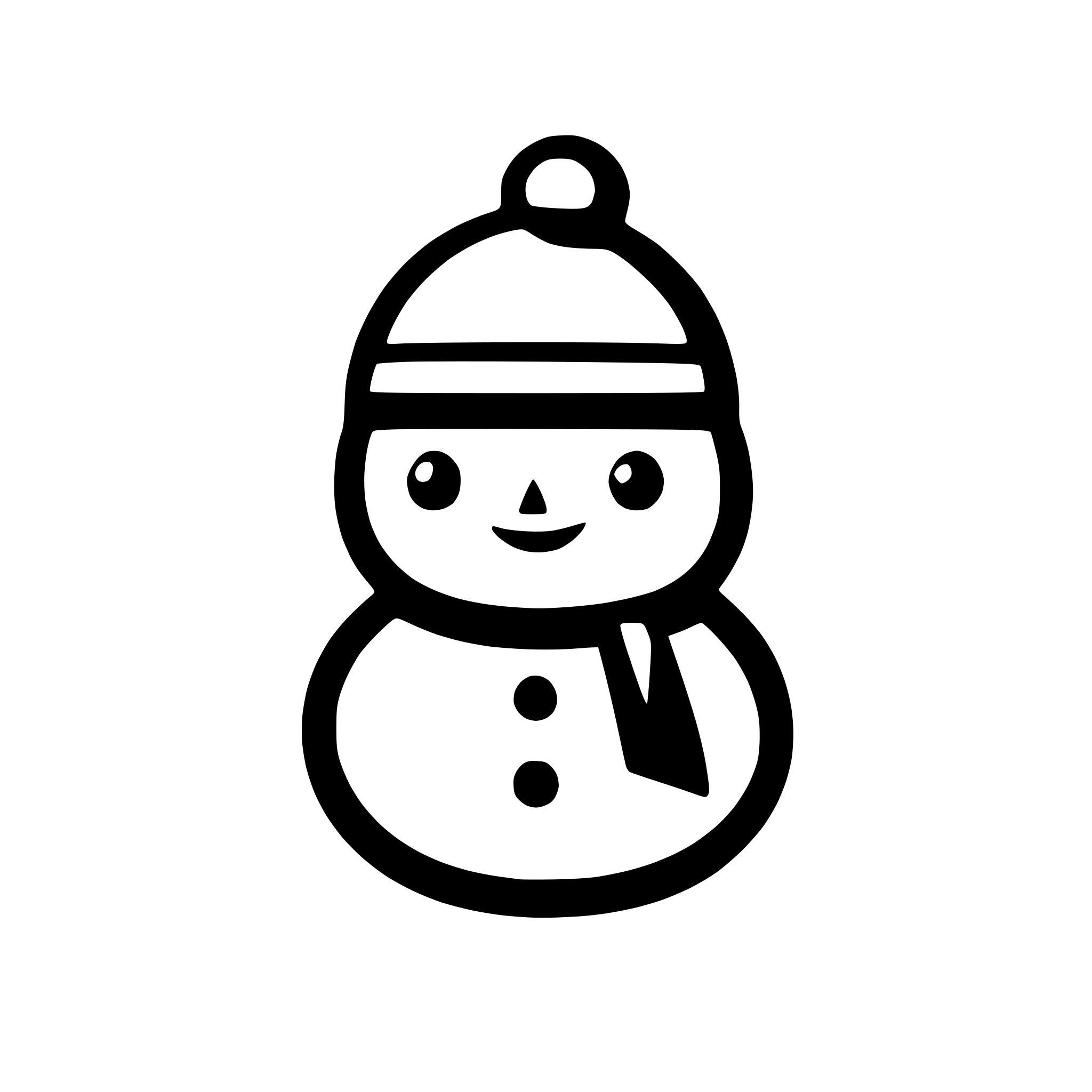 AI-generated SVG of 'snowman'