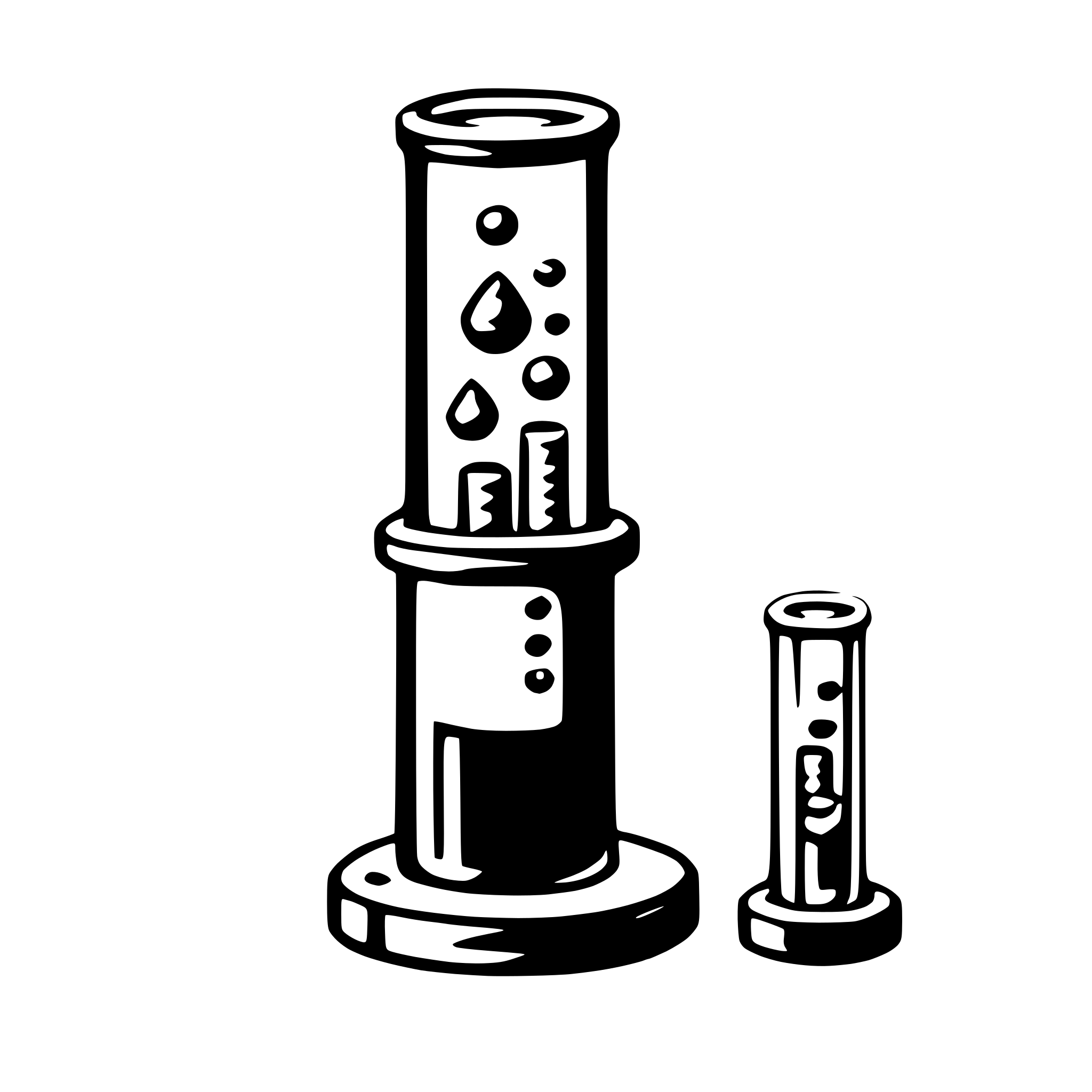 AI-generated SVG of a test tube