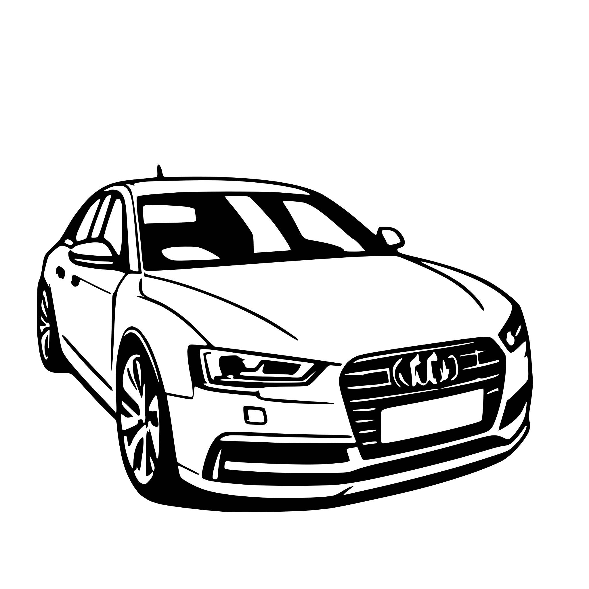 AI-generated SVG of 'audi a5'