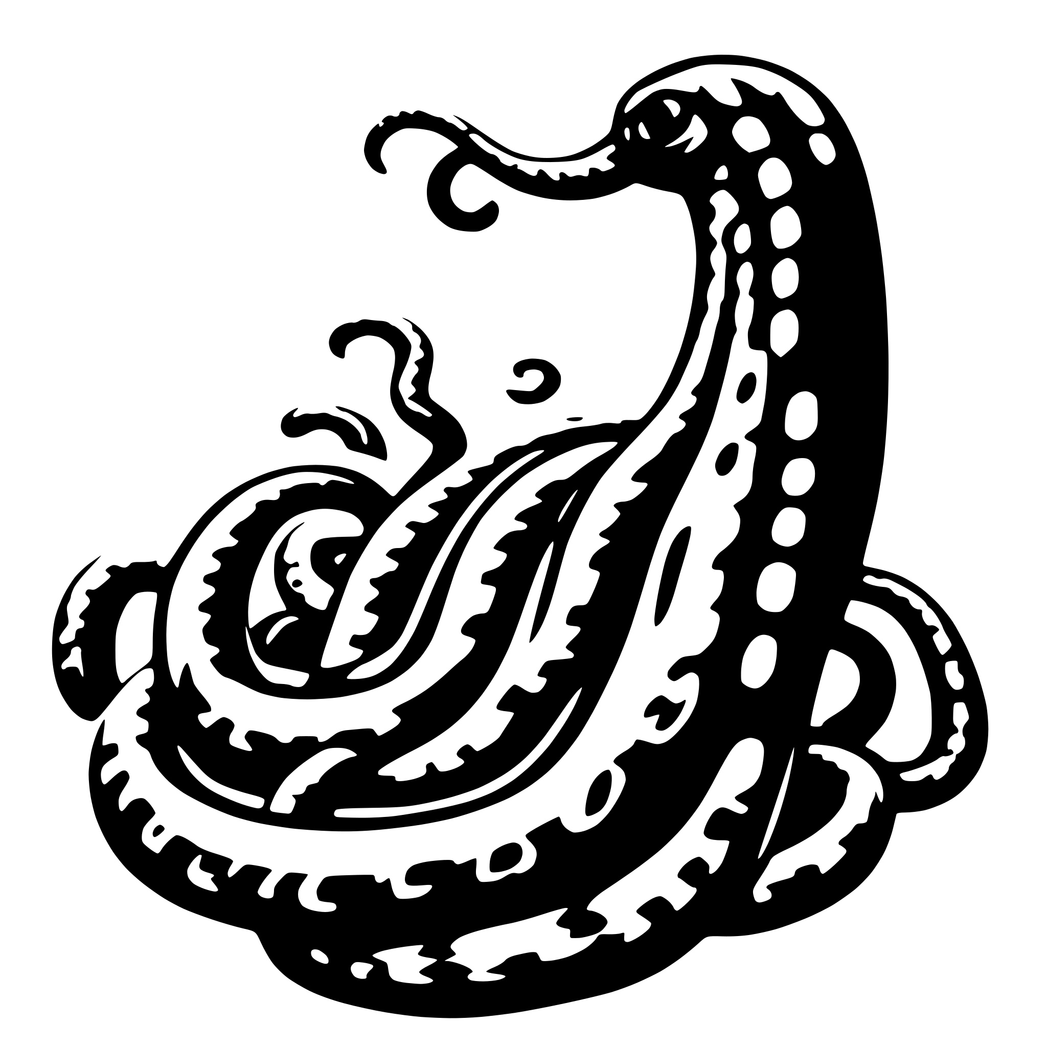 AI-generated SVG of a A TENTACLE