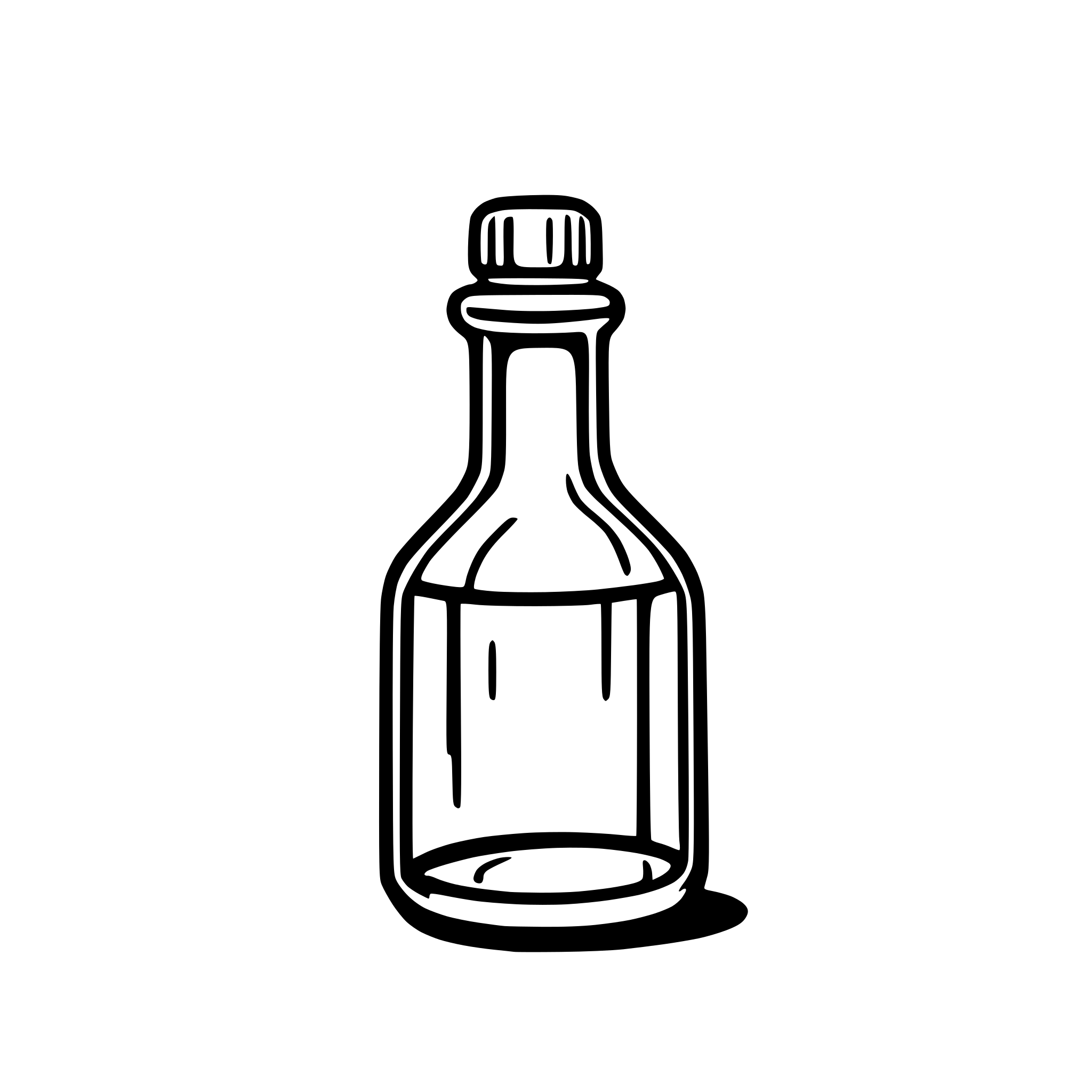 AI-generated SVG of 'empty round potion bottle'