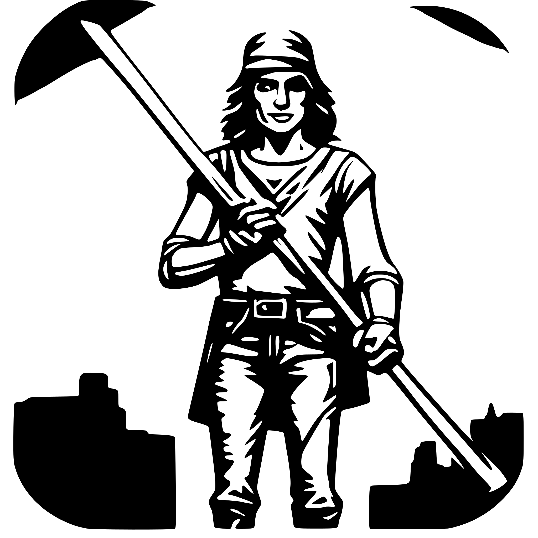 AI-generated SVG of a casey jones