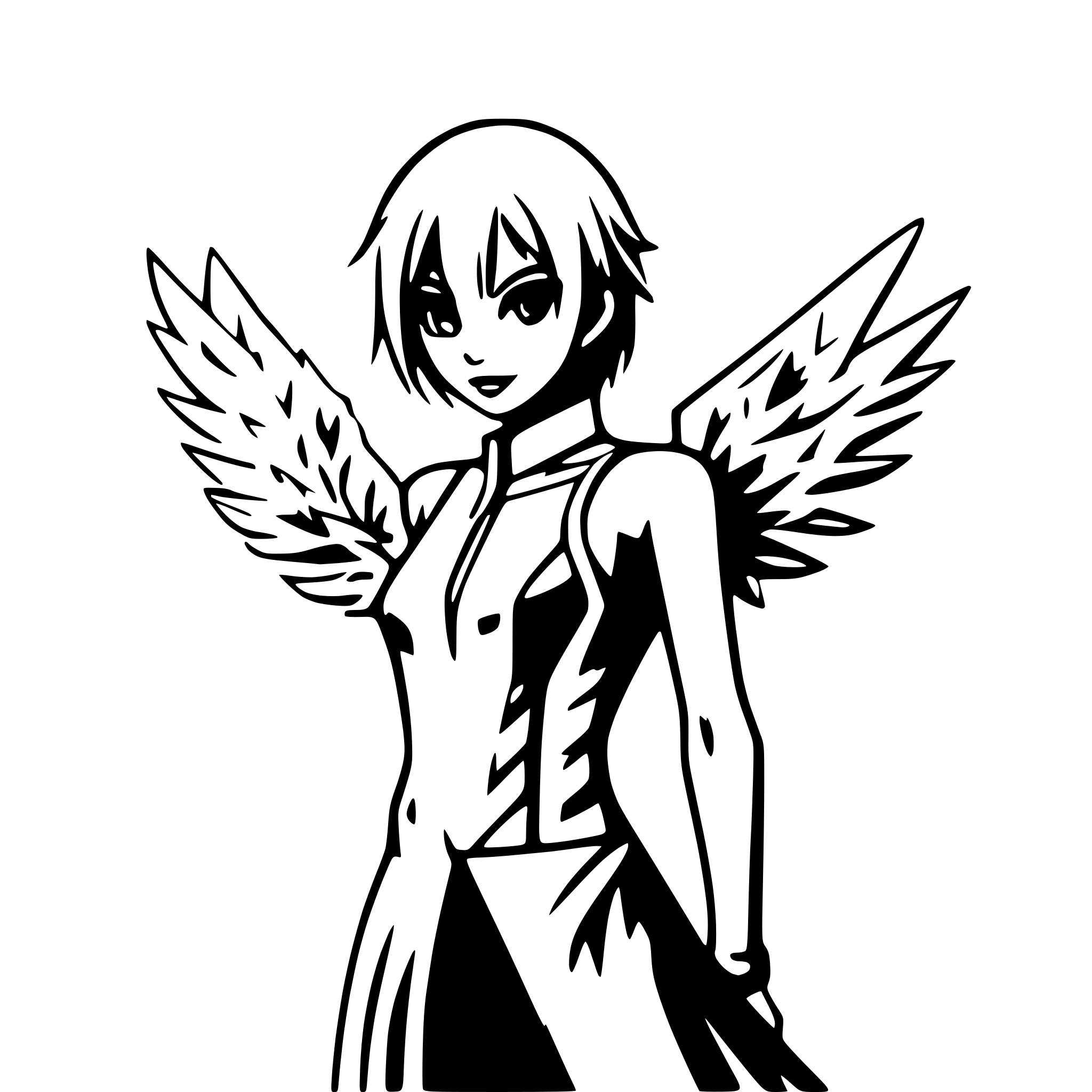 AI-generated SVG of a phoenix rising from ashes