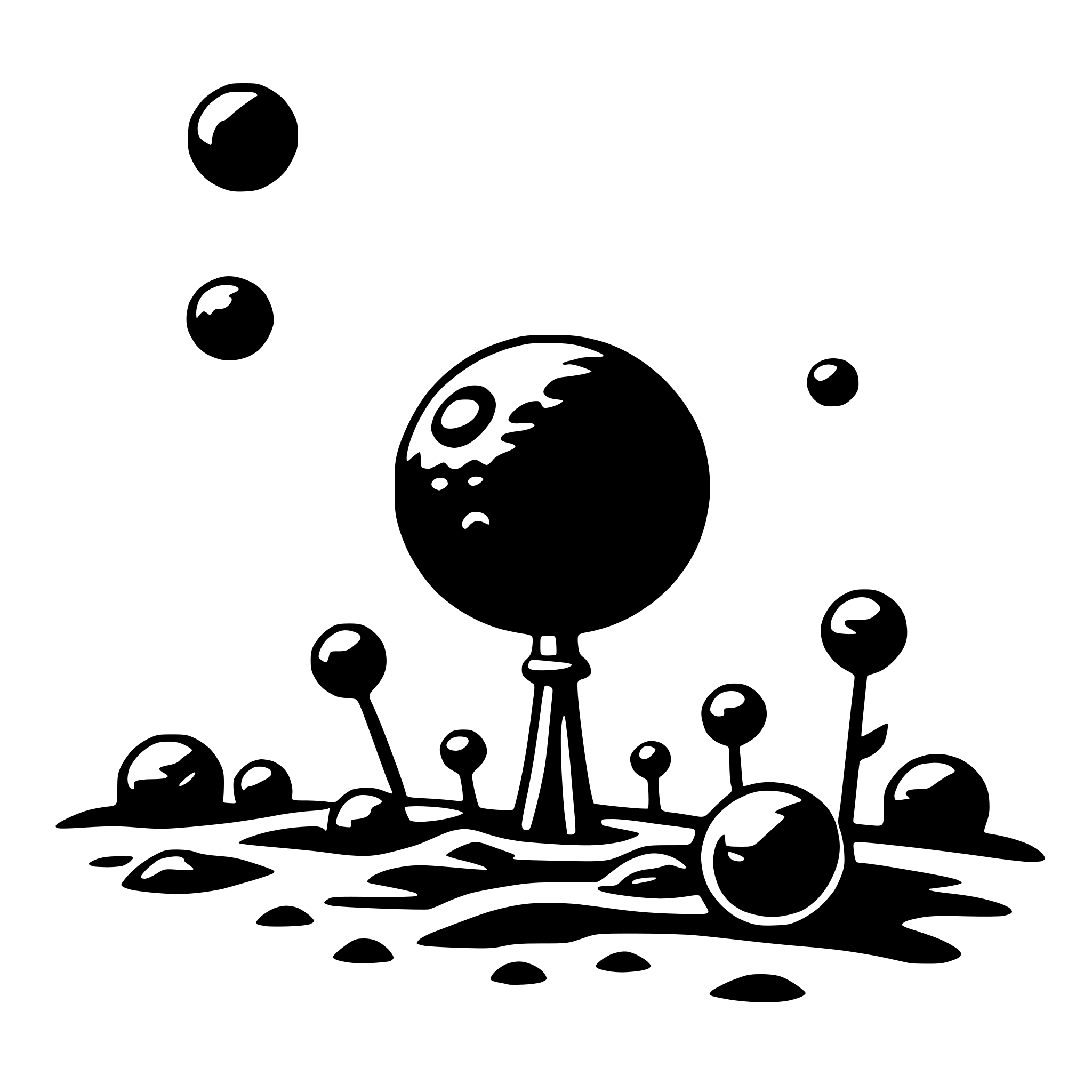 AI-generated SVG of 'solar system'