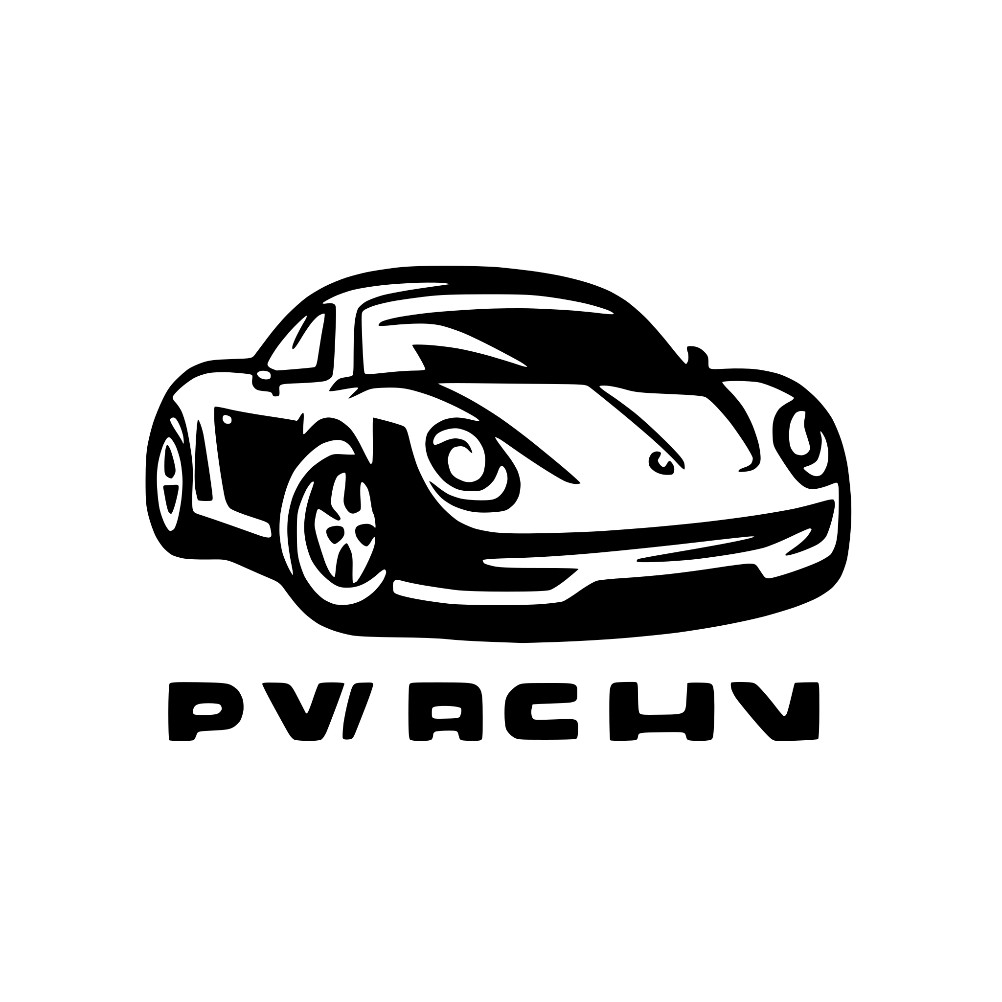 AI-generated SVG of a porche car