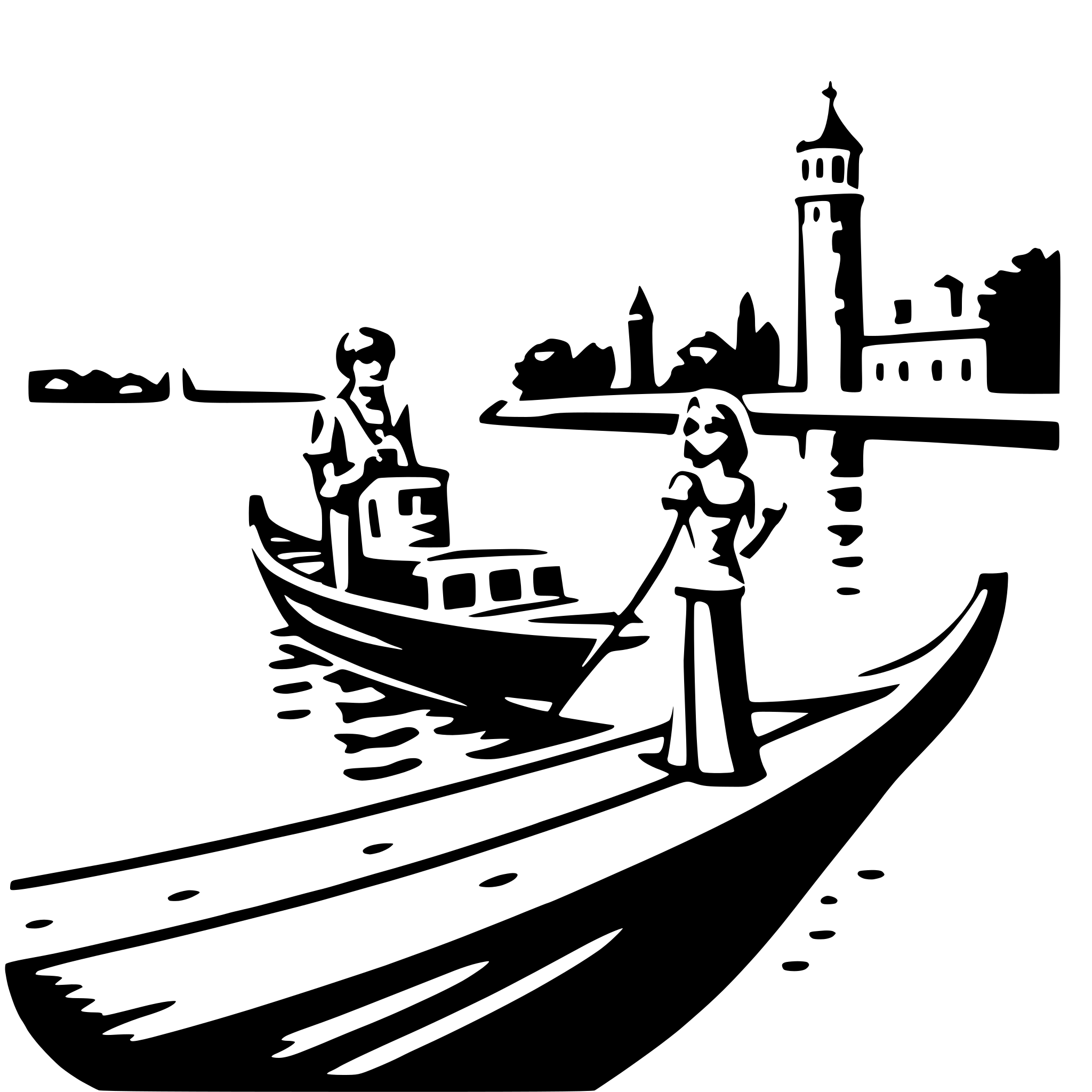 AI-generated SVG of a romantic gondola ride