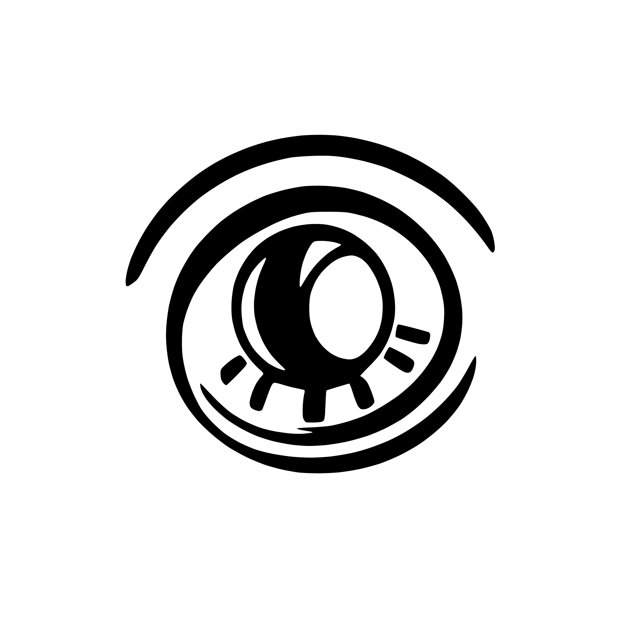 AI-generated SVG of a madern techy logo. small circles elements together creating an eye, modern logo, inspired by the human EYE and LED TV Modern logo