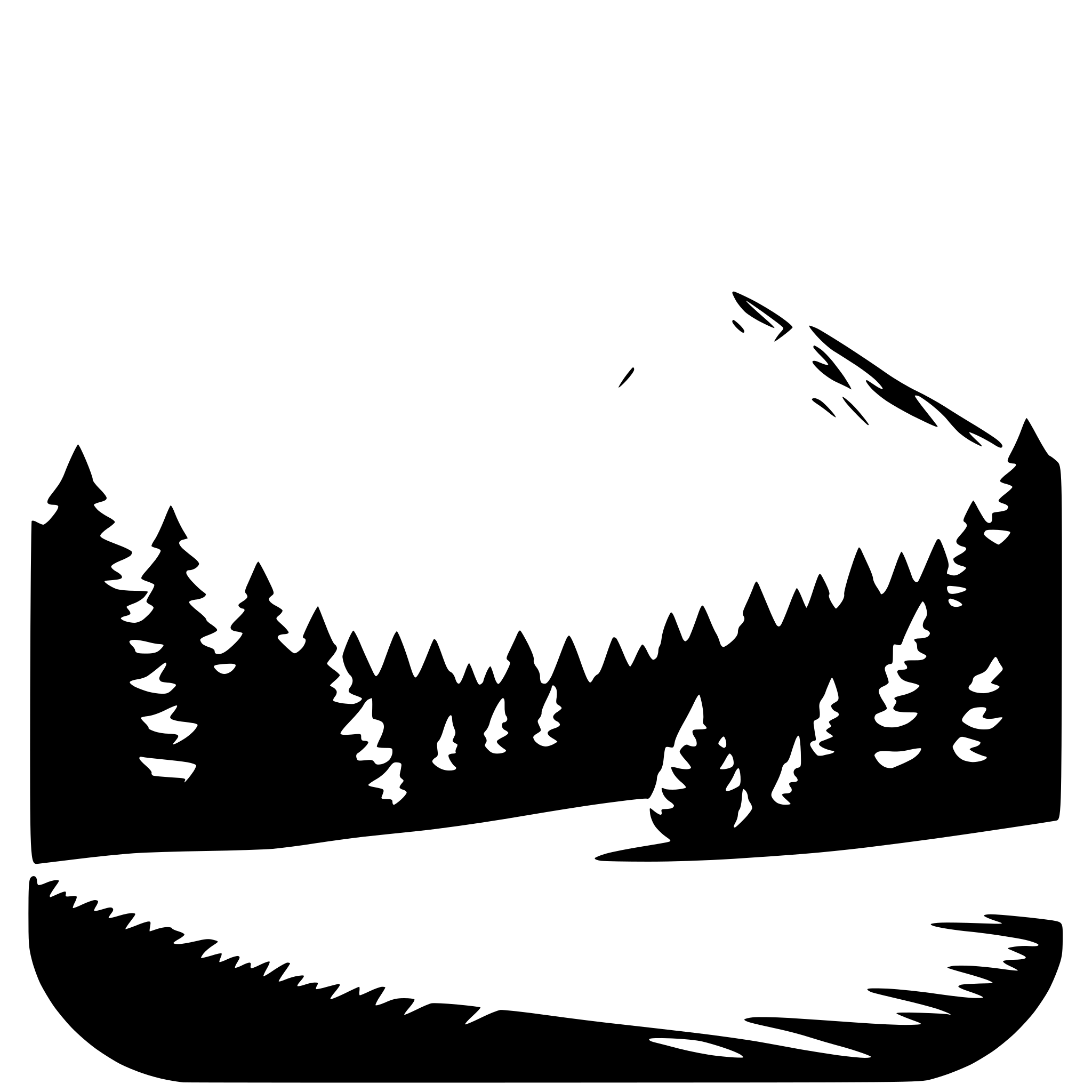 AI-generated SVG of a mountain air