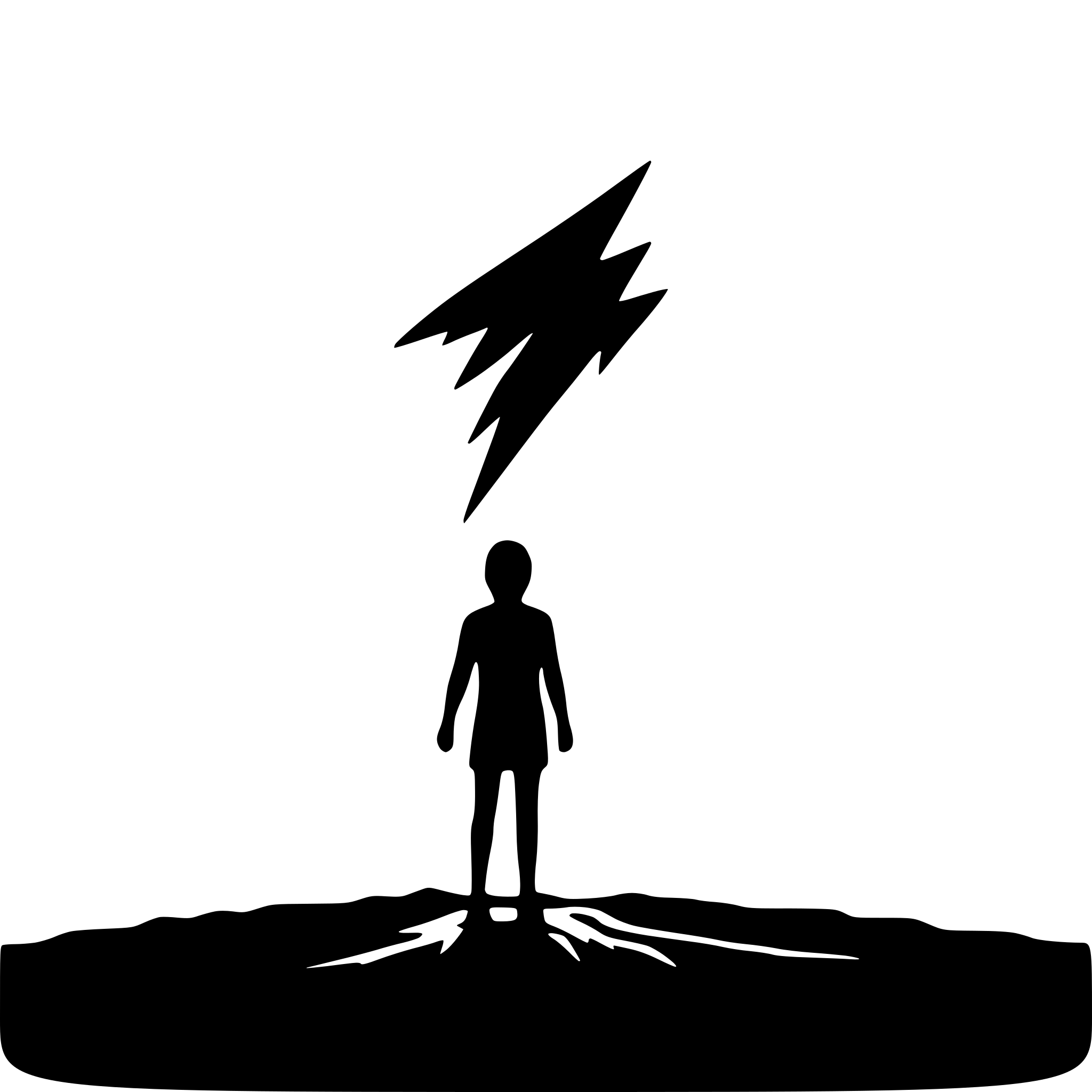 AI-generated SVG of a lightning bolt striking ground