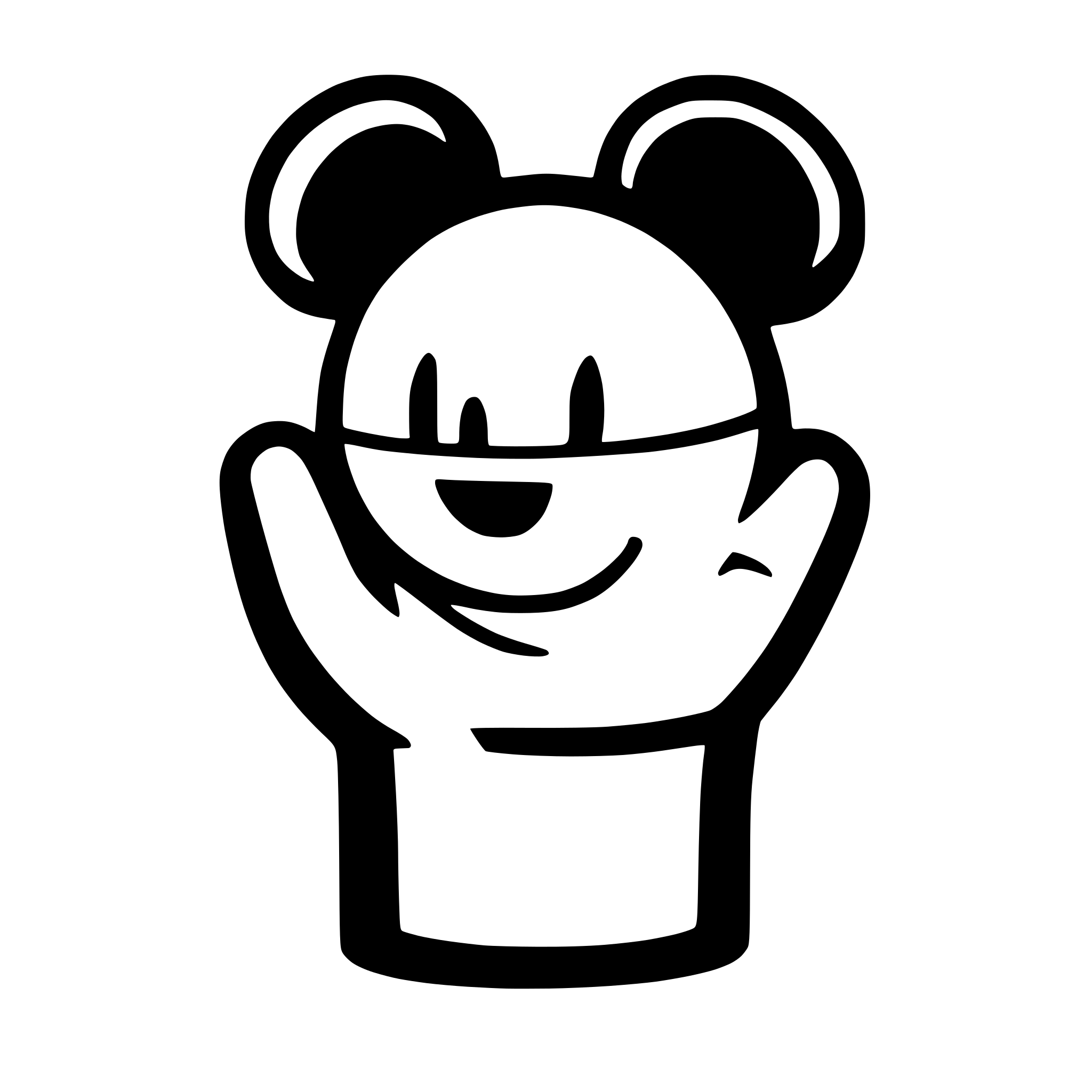 AI-generated SVG of a mickey mouse glove
