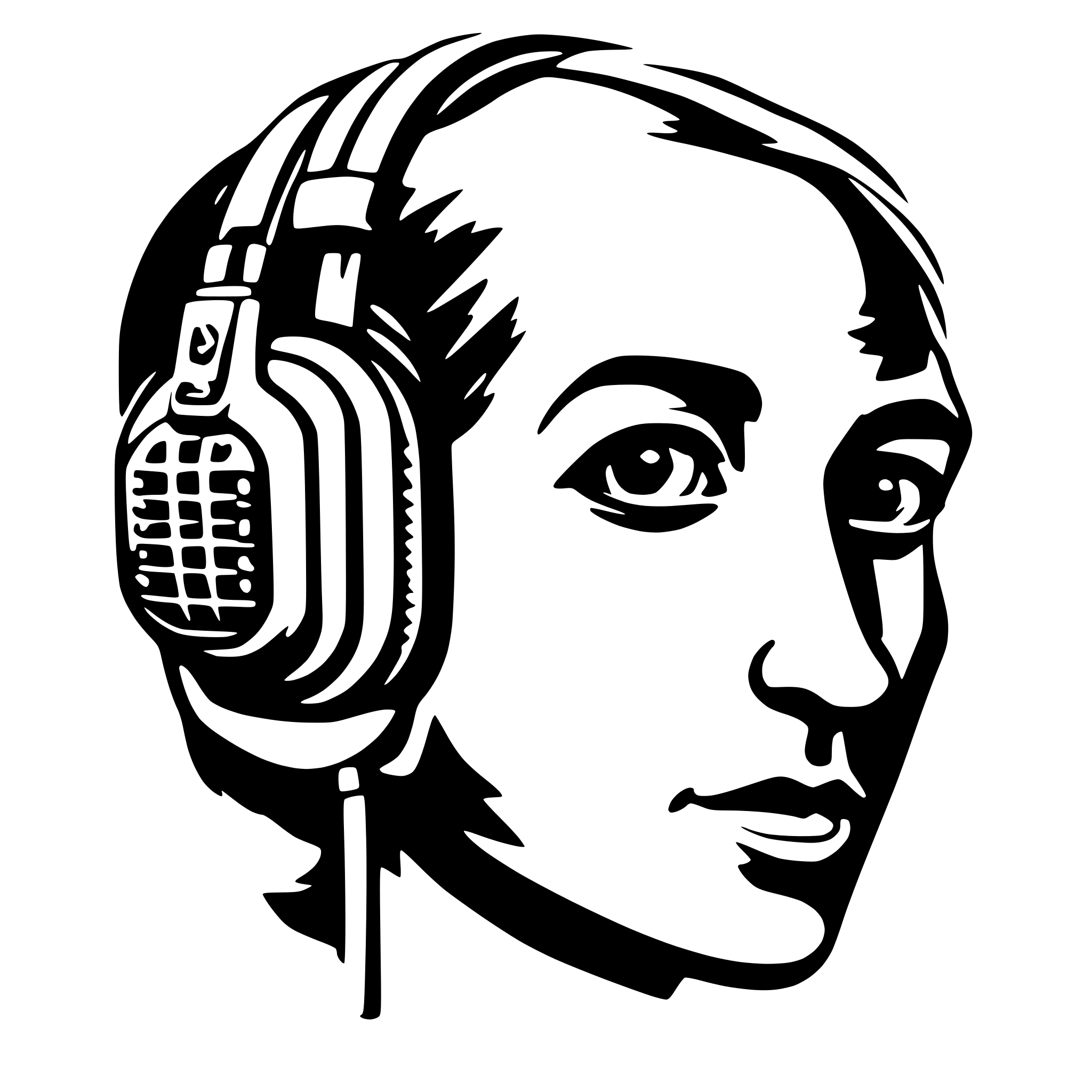 AI-generated SVG of 'Intelligence Audio'