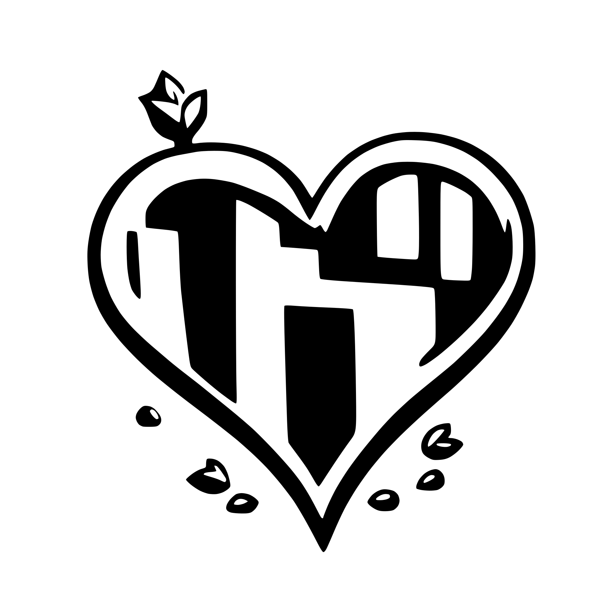 AI-generated SVG of 'love heart'