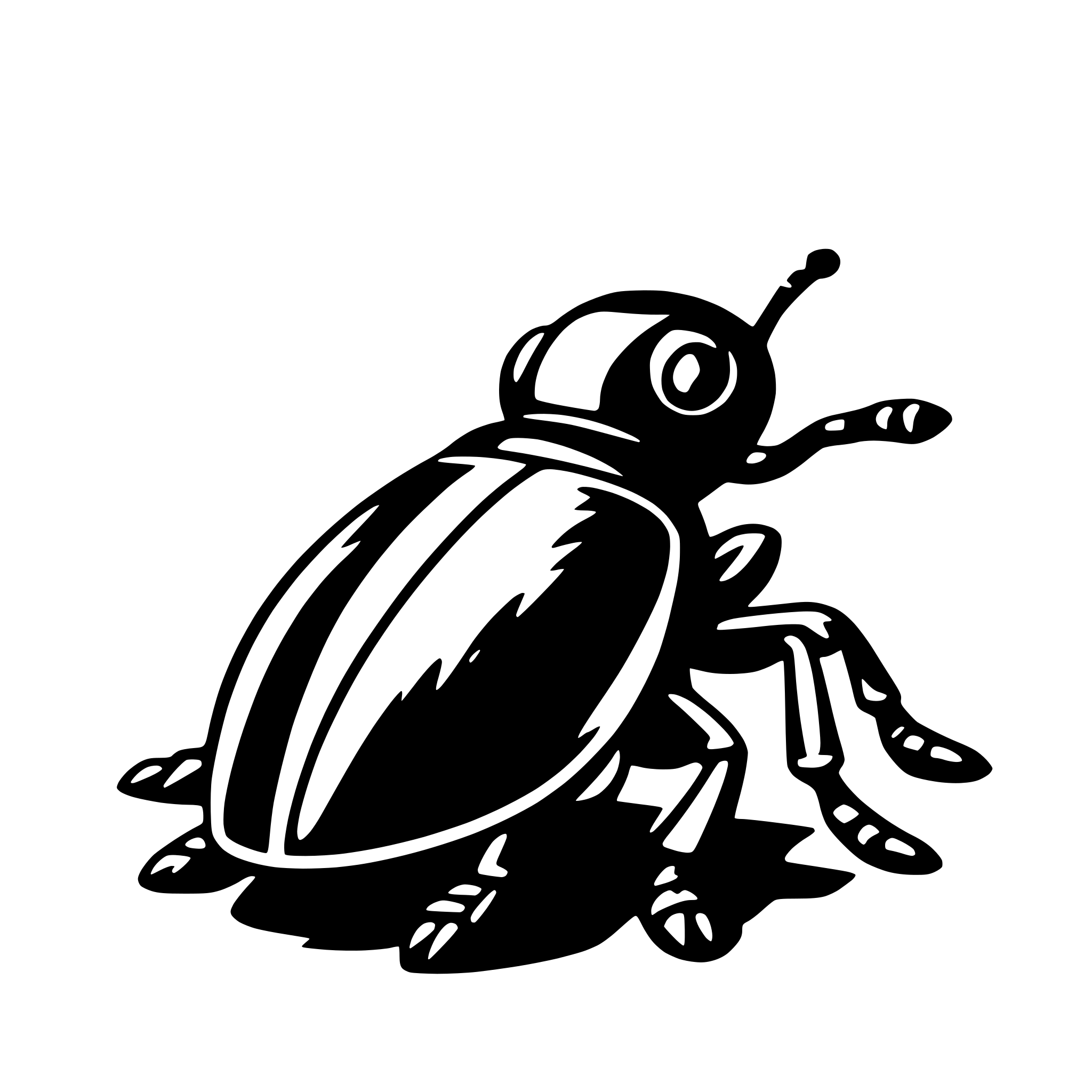 AI-generated SVG of 'beetle'