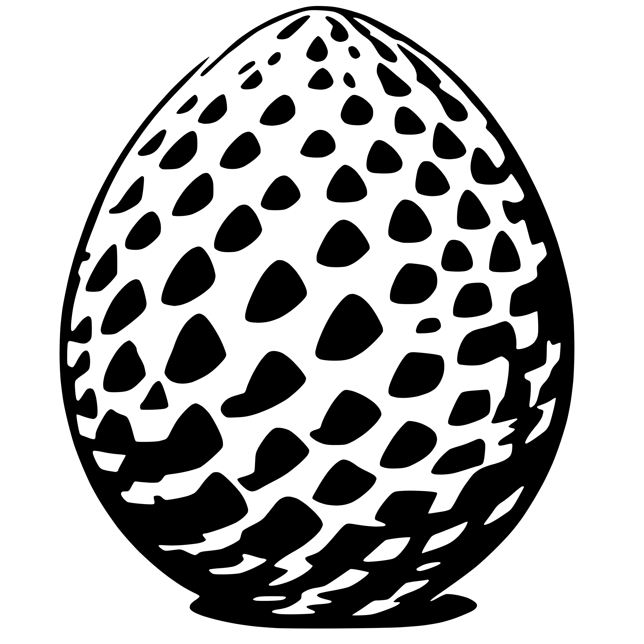 AI-generated SVG of 'dragon egg'