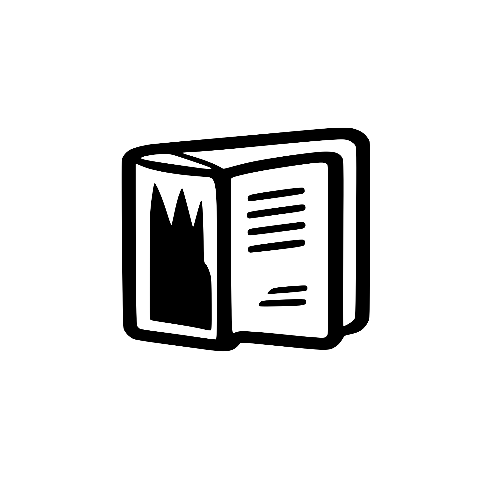 AI-generated SVG of 'open book with pages'