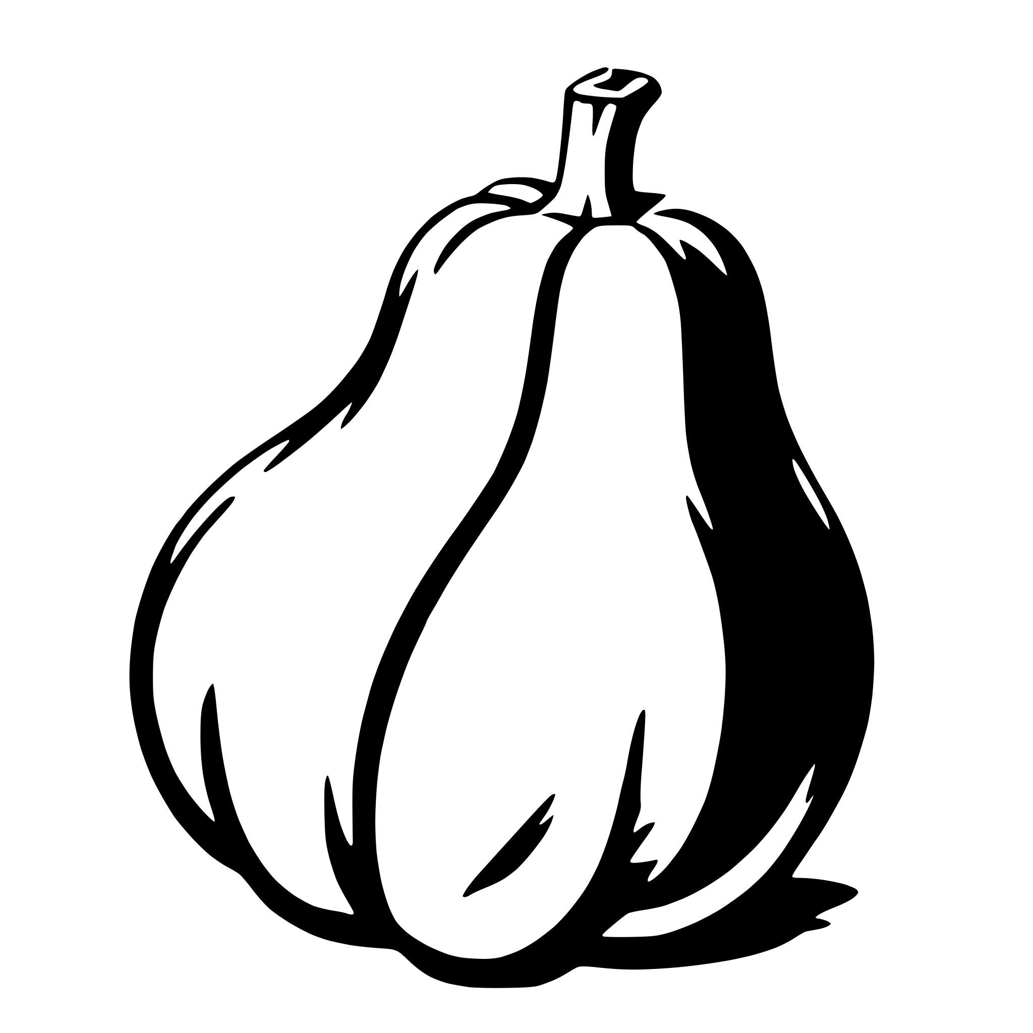 AI-generated SVG of 'squash'