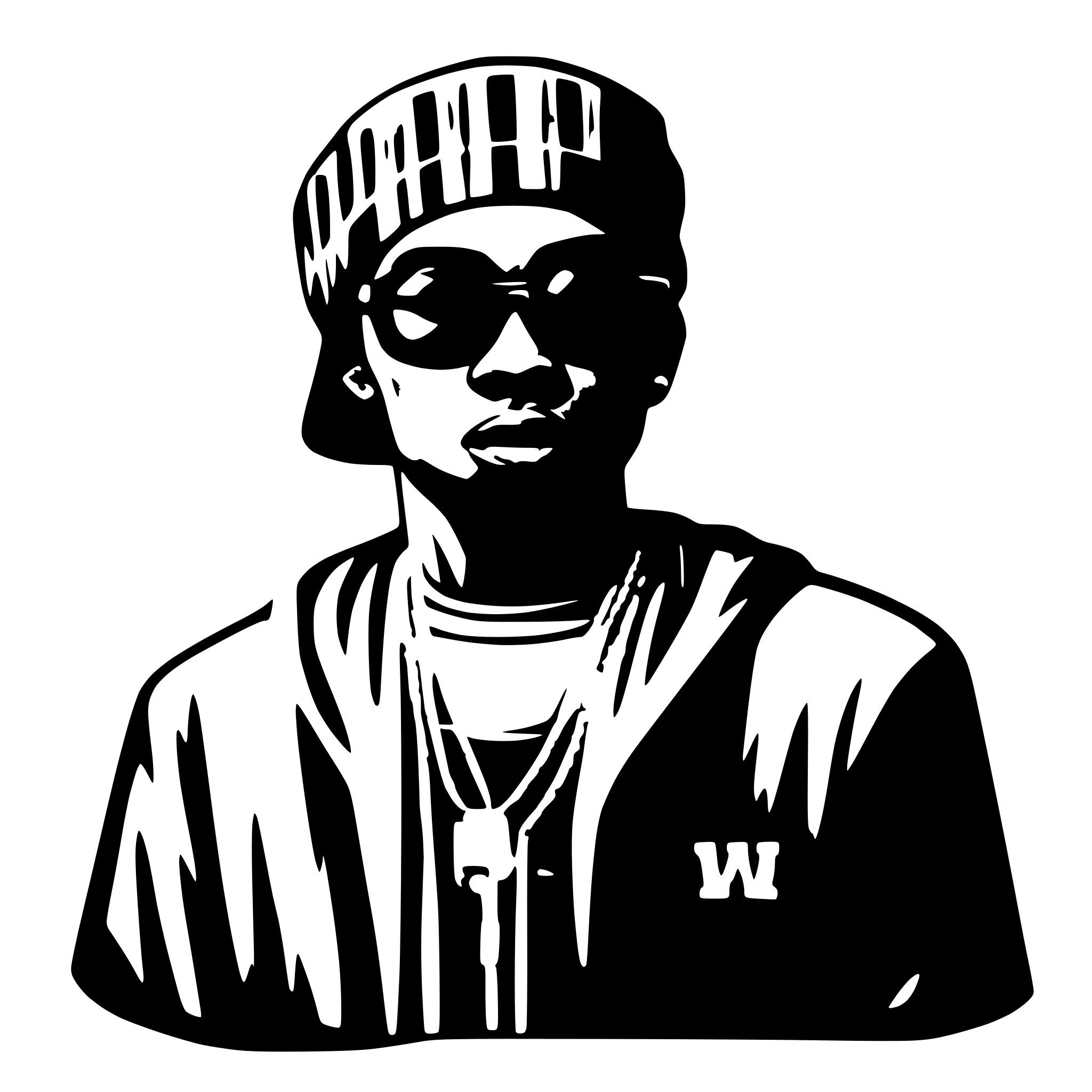 AI-generated SVG of 'NIGERIA RAP ALBUM'