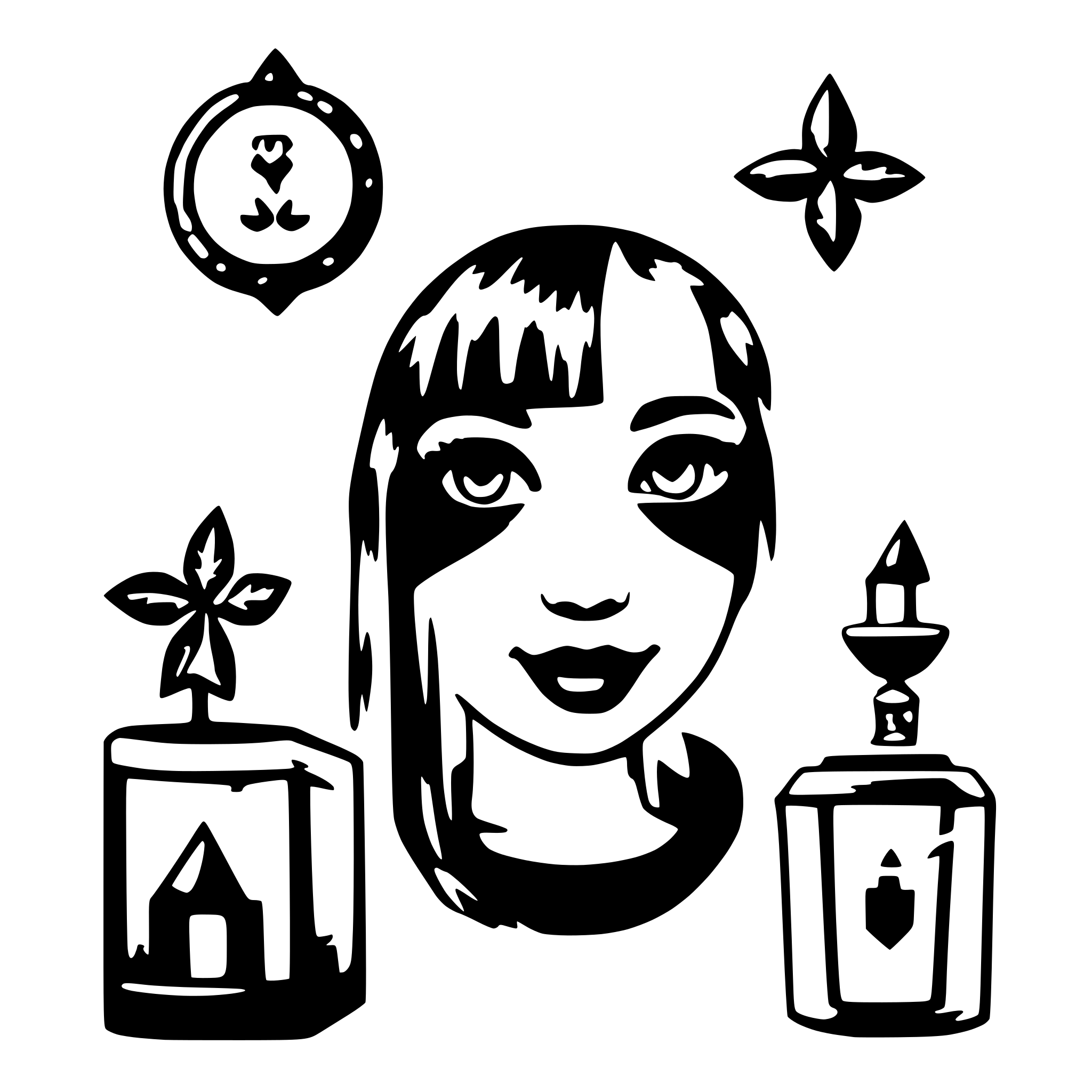 AI-generated SVG of 'cute icons'