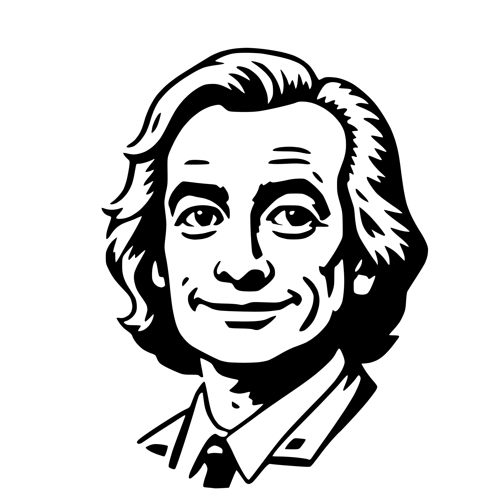 AI-generated SVG of a richard feynman