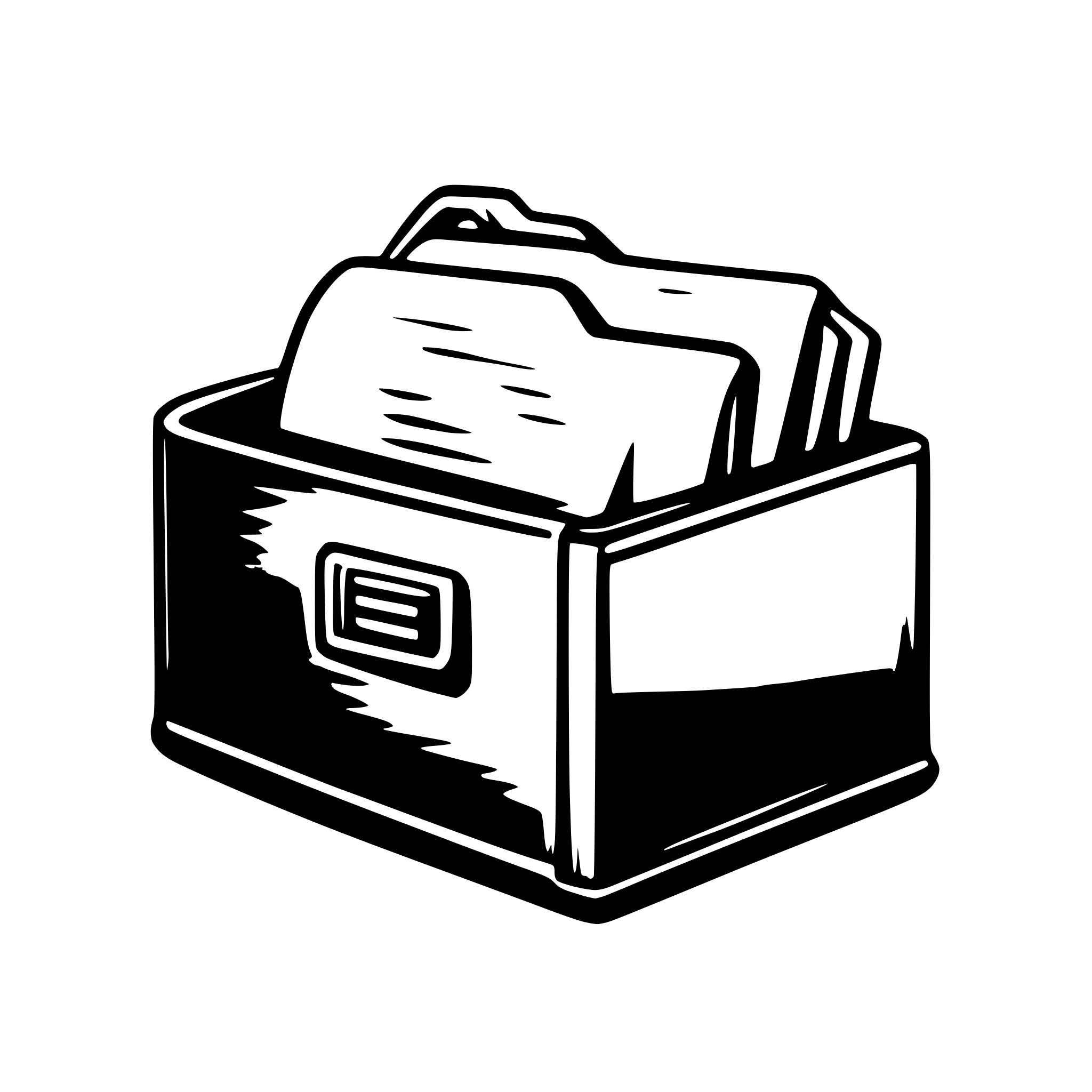 AI-generated SVG of a 2D desktop icon: folder