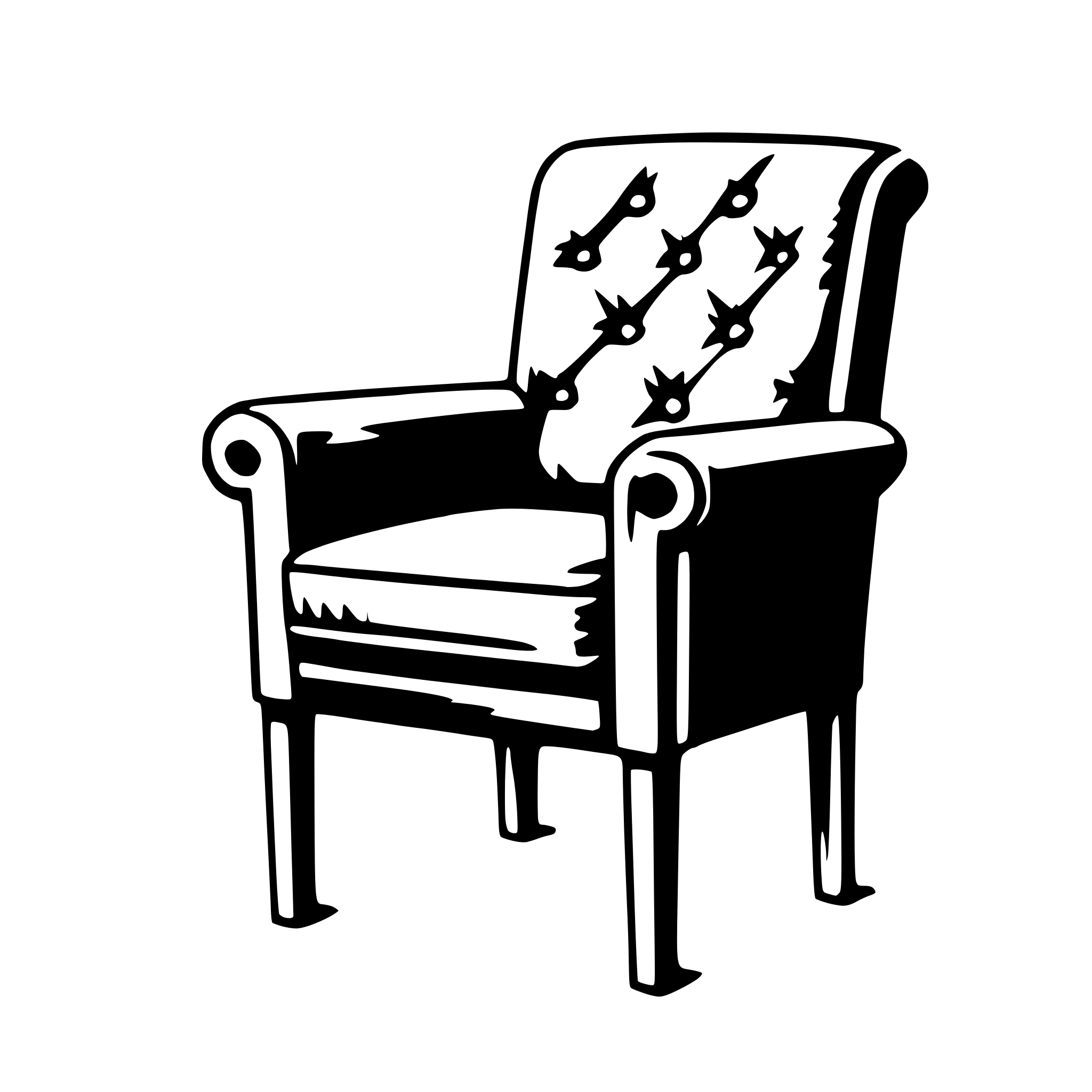AI-generated SVG of 'armchair'