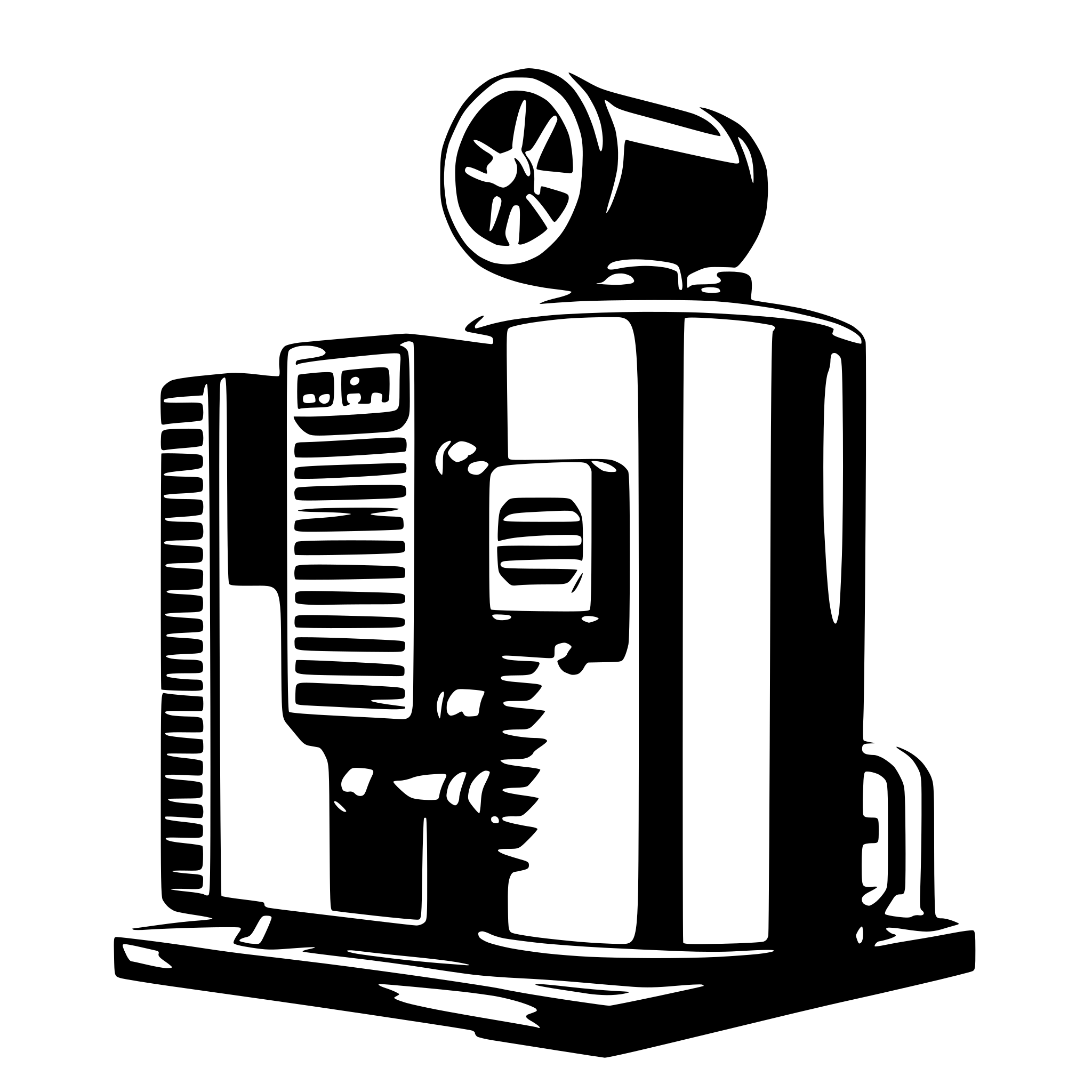 AI-generated SVG of a Air Compressor for SCADA