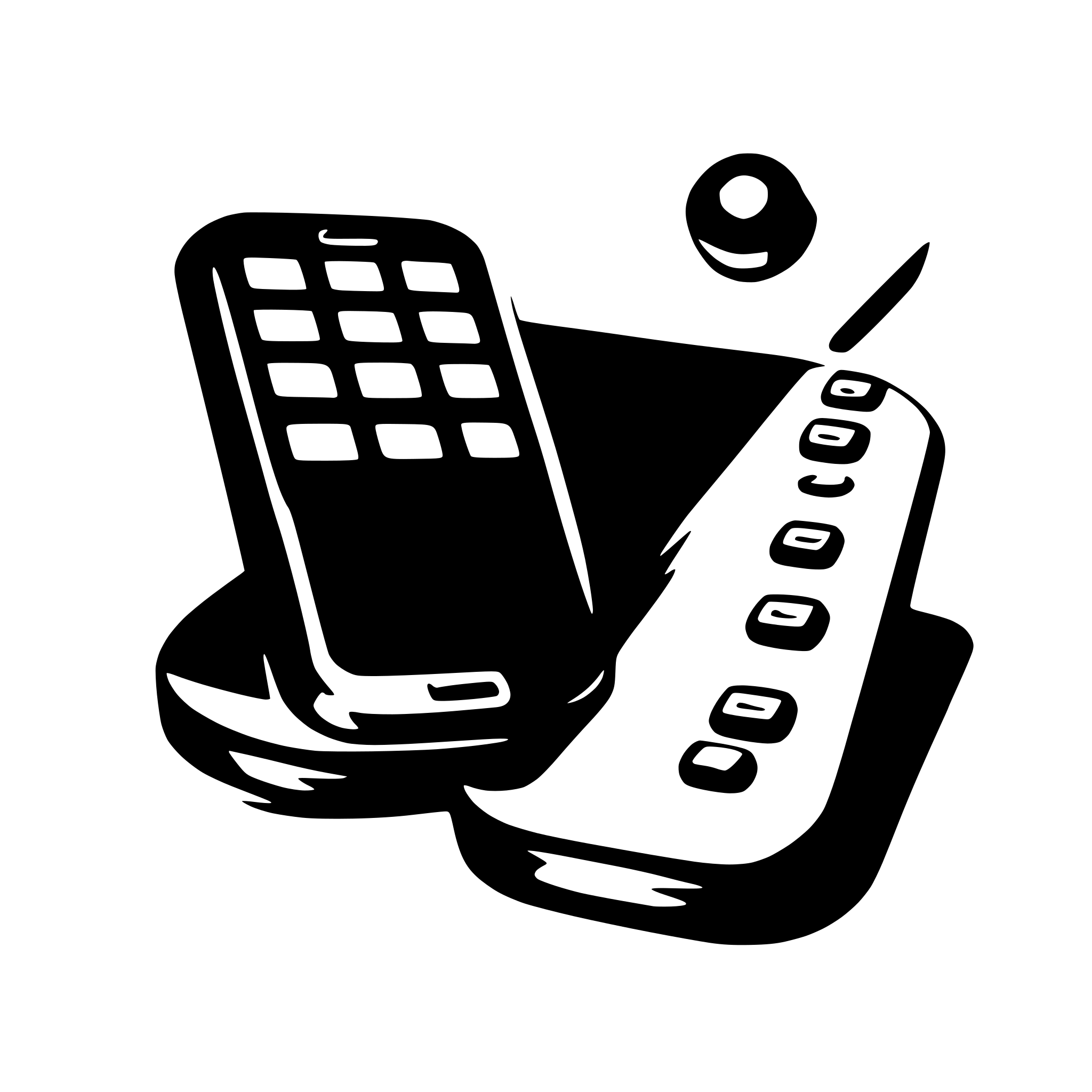 AI-generated SVG of a cell phone