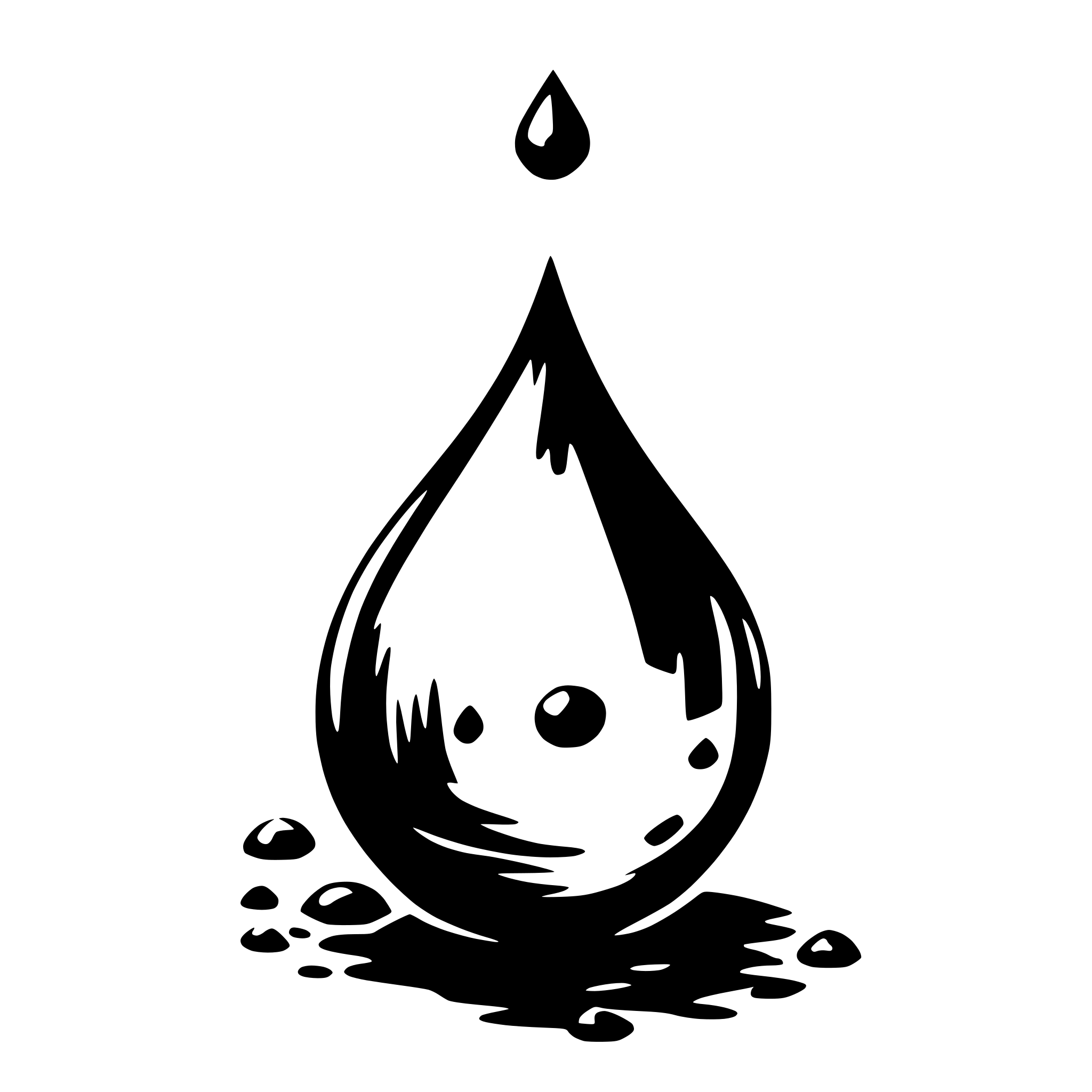 AI-generated SVG of a drop