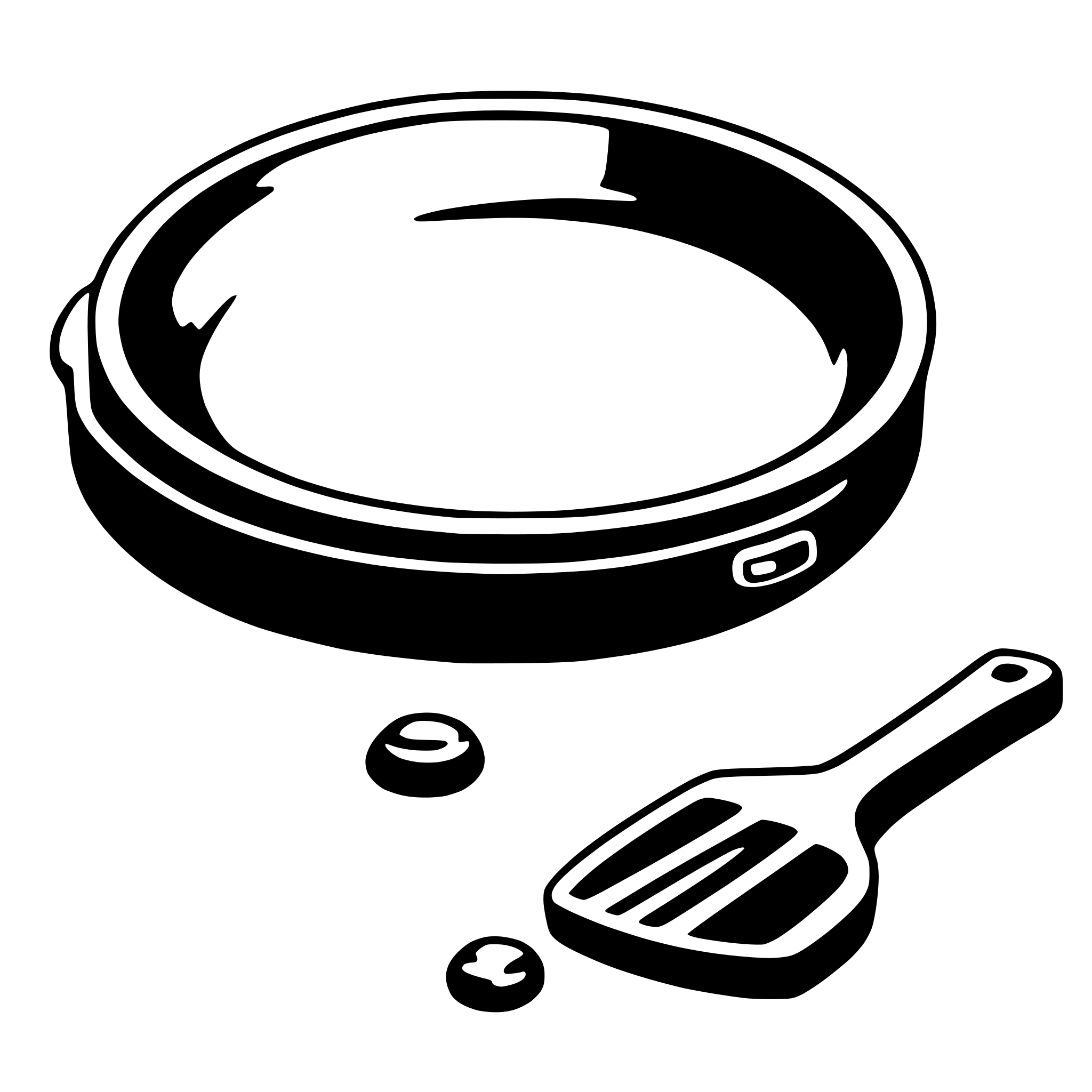 AI-generated SVG of 'frying pan'