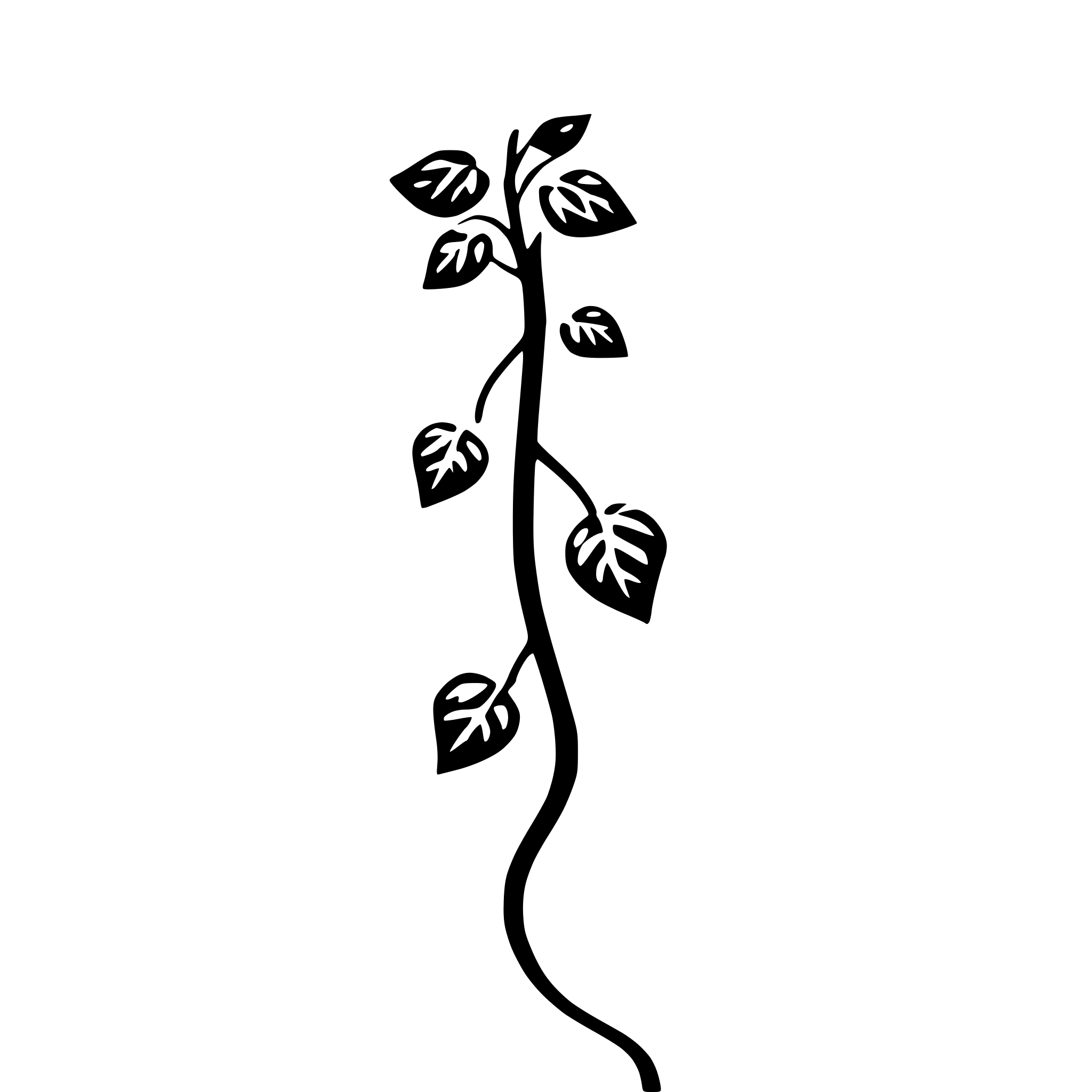 AI-generated SVG of 'A beautiful and magic vine'