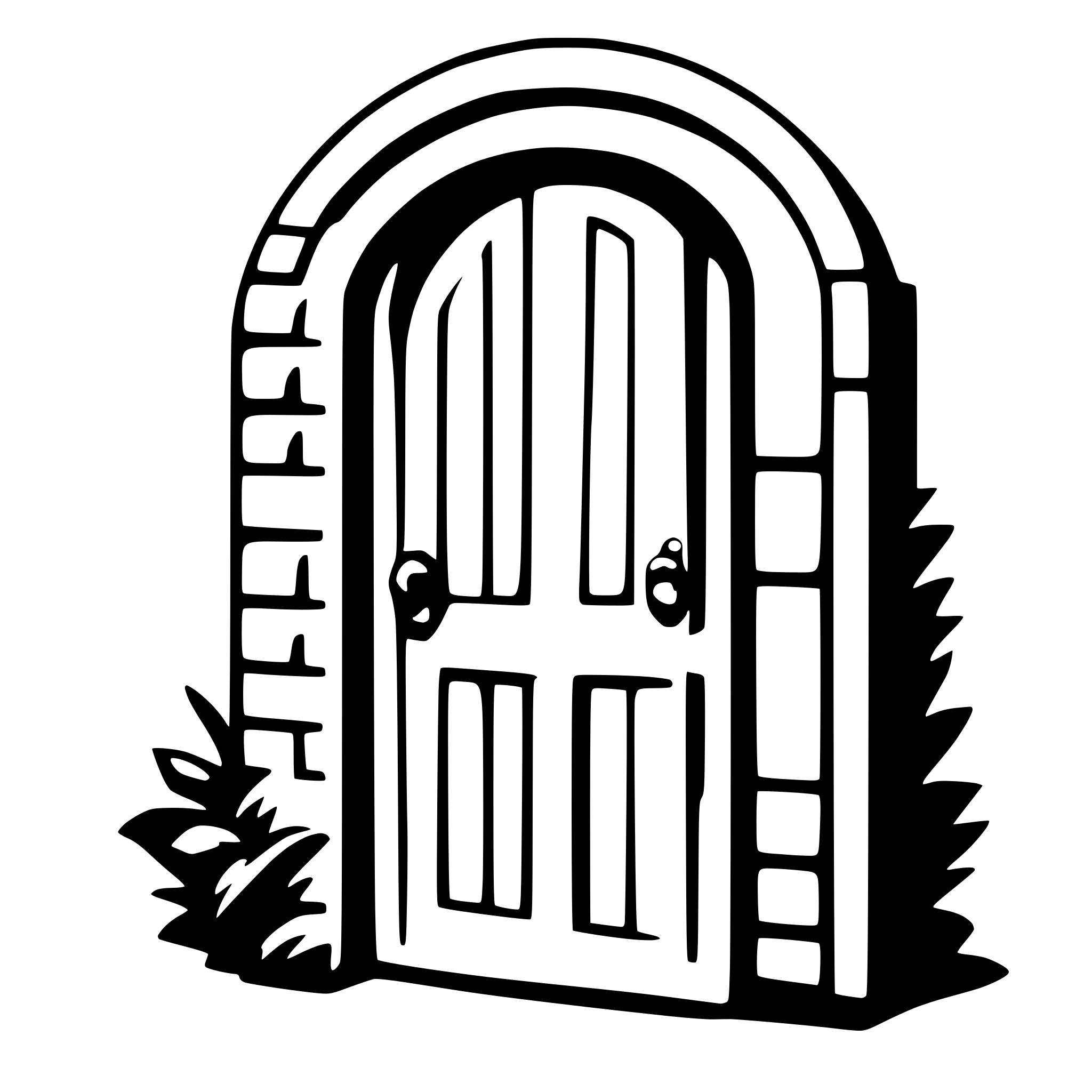 AI-generated SVG of a Door