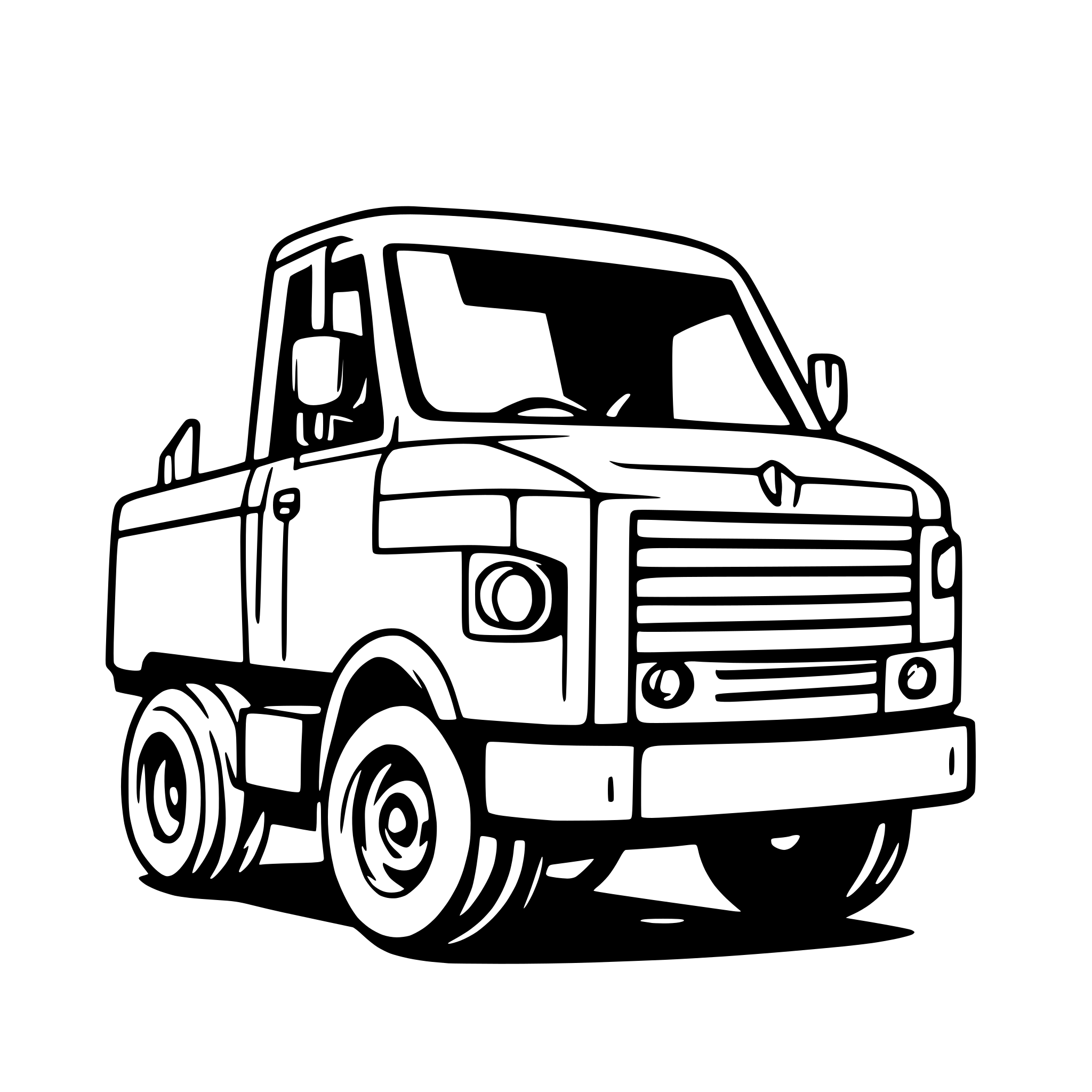 AI-generated SVG of a truck