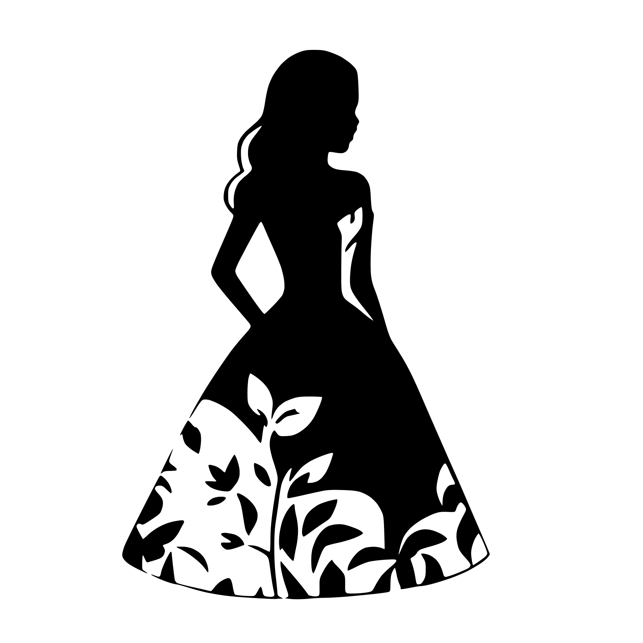 AI-generated SVG of 'miss quince'