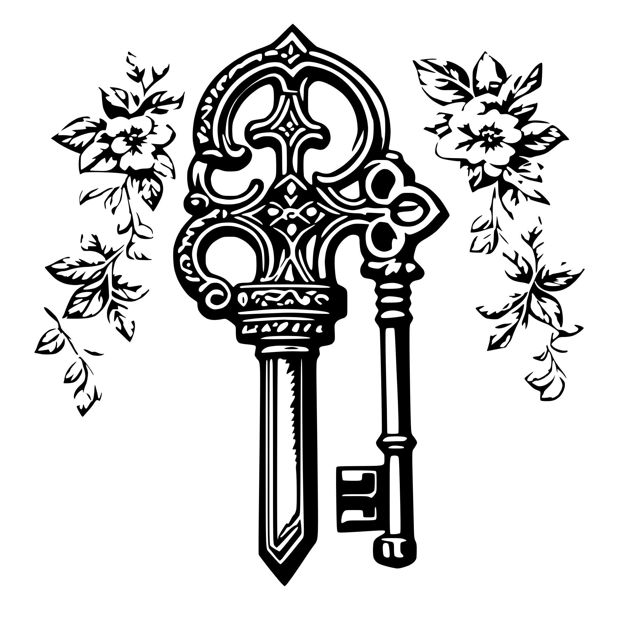 AI-generated SVG of a A detailed SVG depiction of a vintage key with an ornate bow. The key’s shaft has intricate engravings, and the teeth are uniquely shaped. The bow includes floral and geometric patterns for added elegance. AI-generated SVG of a A detailed SVG depiction of a vintage key with an ornate bow. The key’s shaft has intricate engravings, and the teeth are uniquely shaped. The bow includes floral and geometric patterns for added elegance.