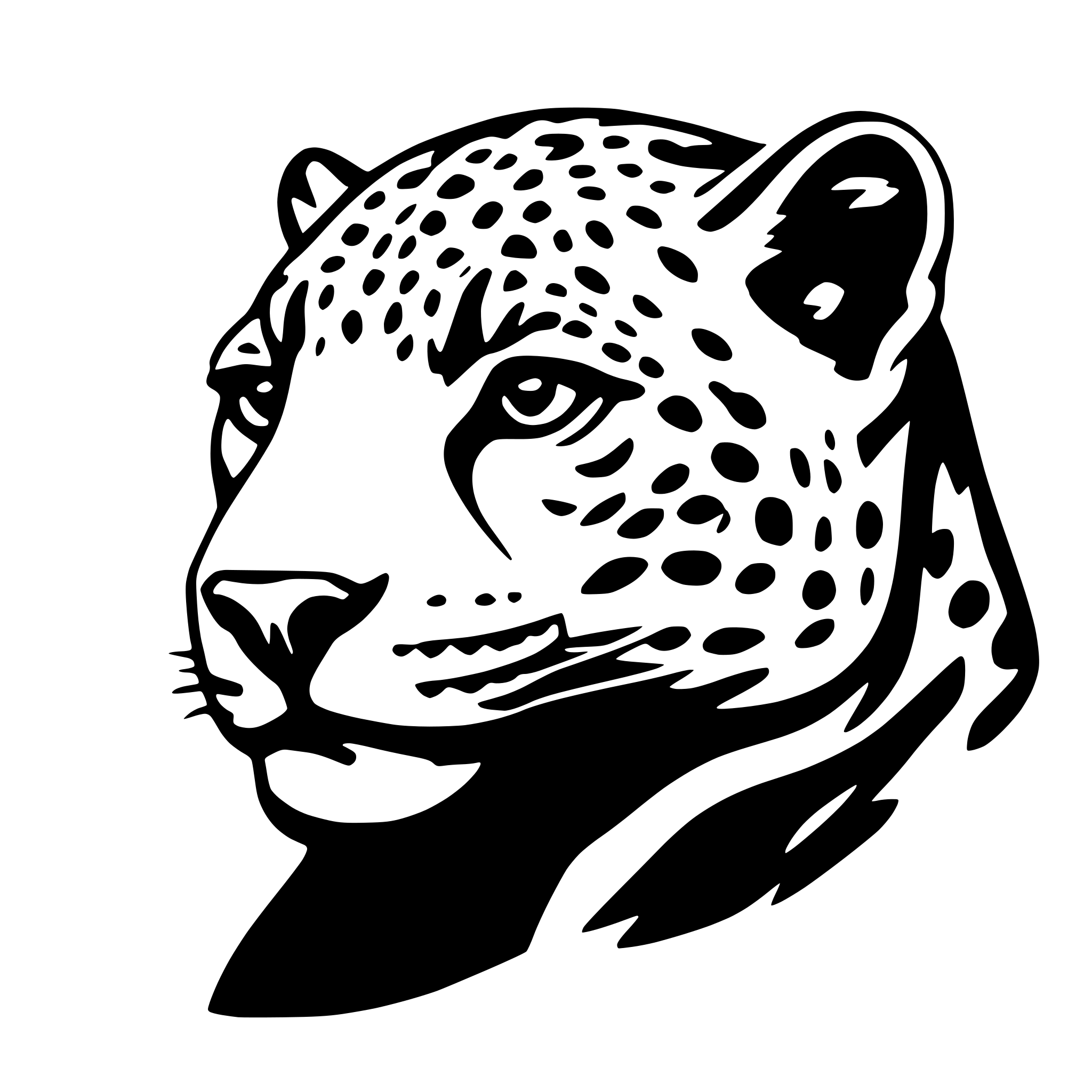 AI-generated SVG of 'jaguar'