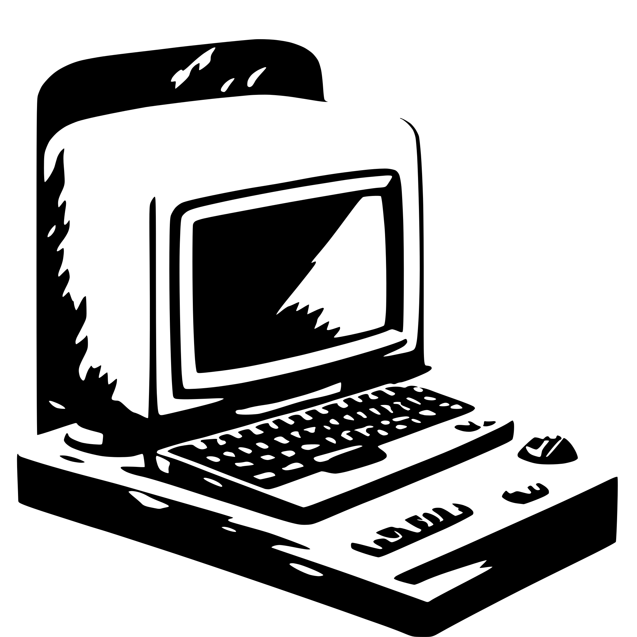 AI-generated SVG of 'Burned computer'