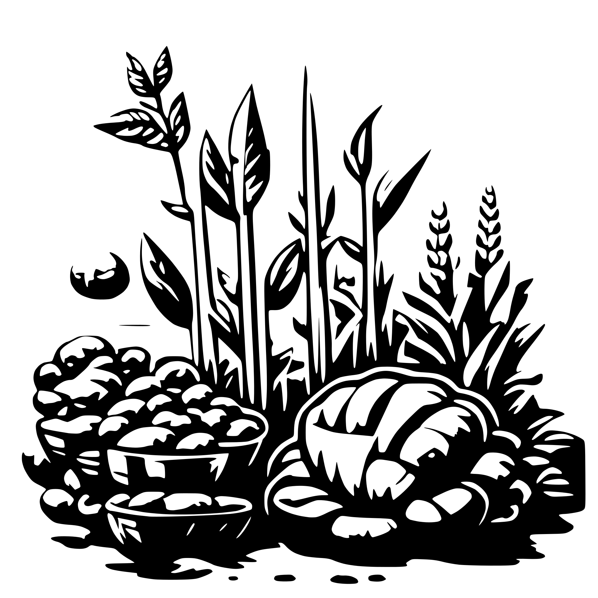AI-generated SVG of a Marine Crops